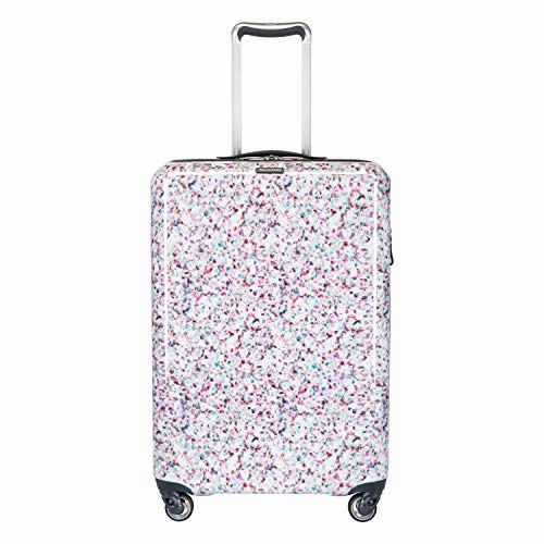Ricardo Beverly Hills Beaumont 24-inch Check-In Suitcase (White Sparkling Geode Print)
