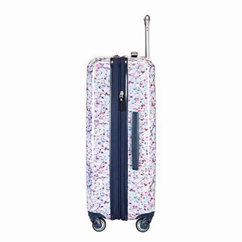 Ricardo Beverly Hills Beaumont 24-inch Check-In Suitcase (White Sparkling Geode Print)