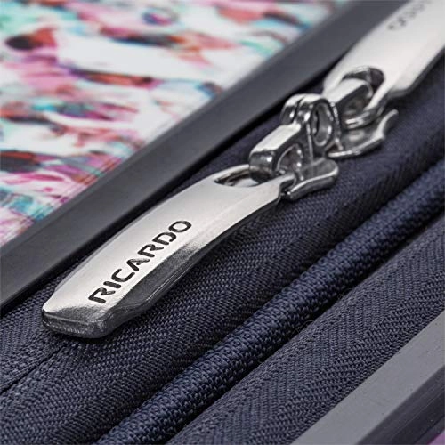 Ricardo Beverly Hills Beaumont 24-inch Check-In Suitcase (White Sparkling Geode Print)