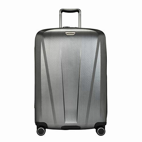Ricardo Beverly Hills San Clemente 2.0 26-Inch Checked Suitcase (Moon Silver)