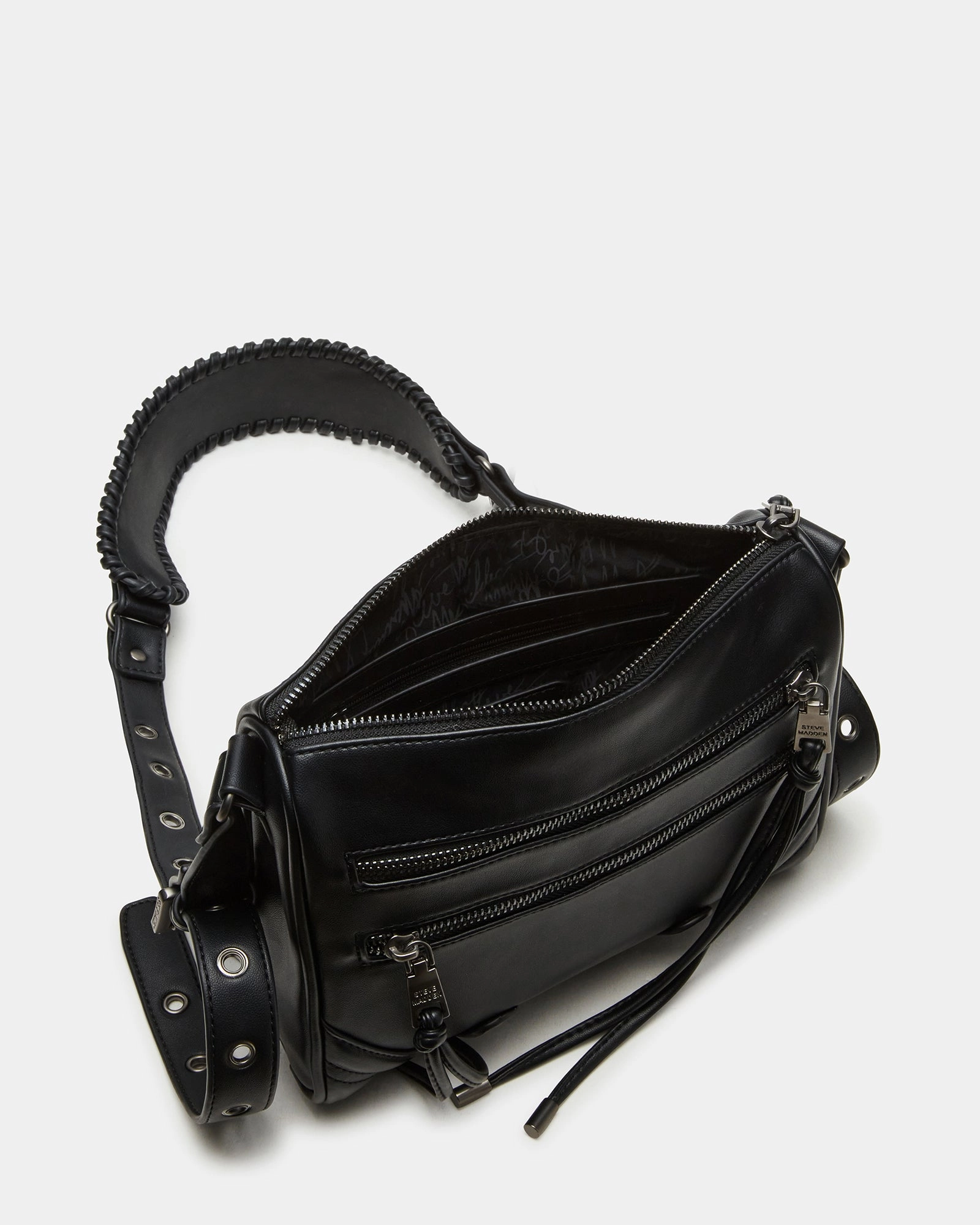 RIGBY BAG BLACK DISTRESSED
