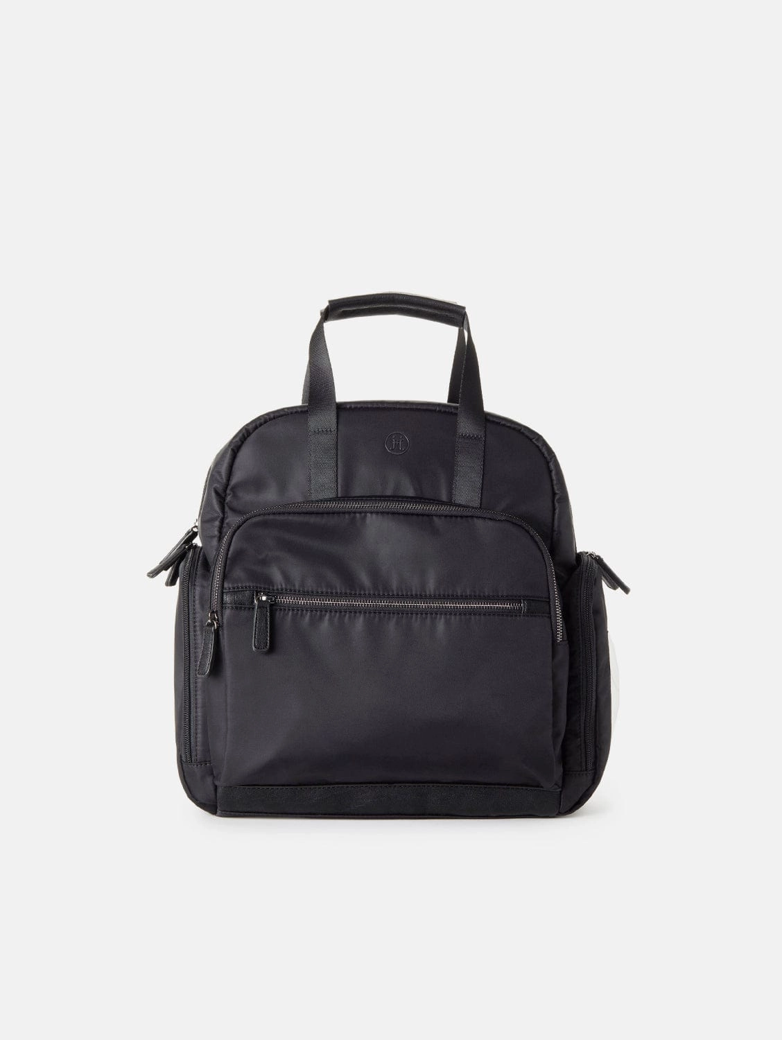 River Recycled Vegan Unisex Diaper Backpack | Black