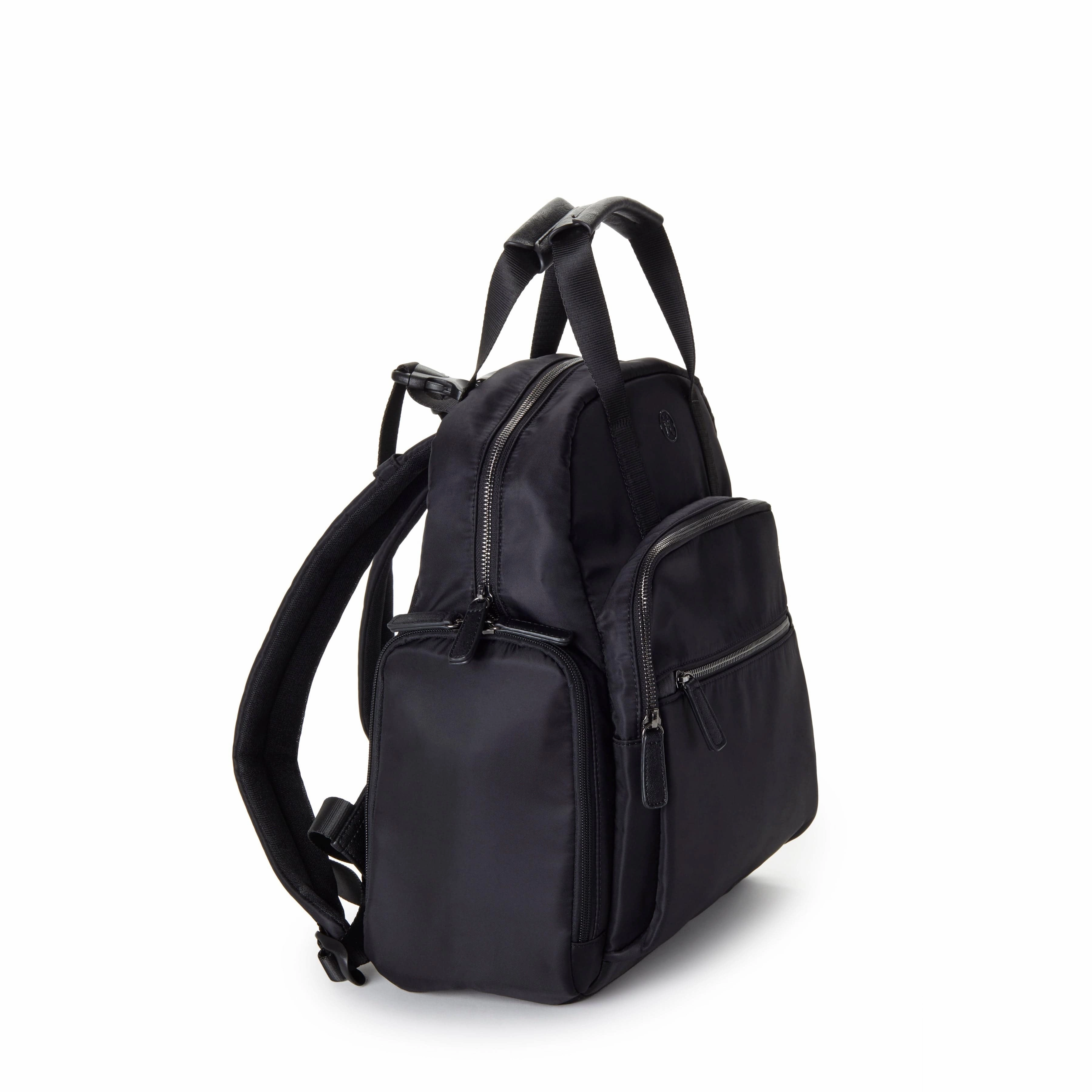 River Recycled Vegan Unisex Diaper Backpack | Black