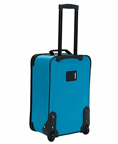Rockland Journey Softside Upright Luggage Set, Turquoise, 4-Piece (14/19/24/28)