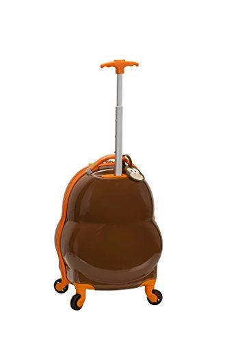 Rockland Jr. Kids' My First Luggage Polycarbonate Hardside Spinner, MONKEY