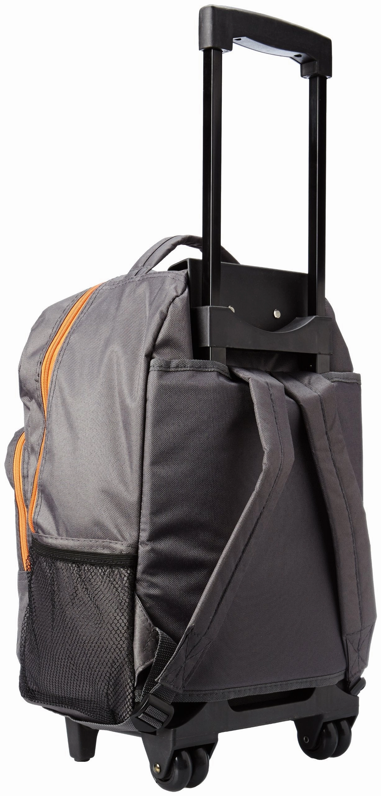 Rockland Luggage 17 Inch Rolling Backpack, Charcoal, One Size