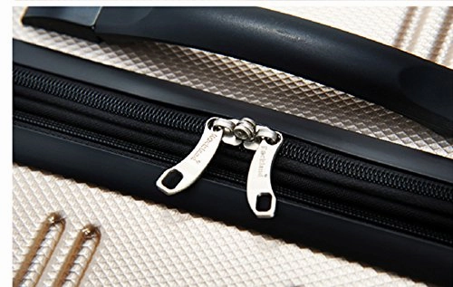 Rockland Luggage 20 Inch 28 Inch 2 Piece Expandable Spinner Set, Champagne, One Size