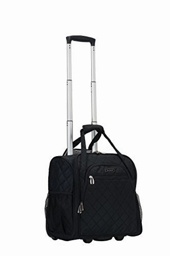 Rockland Wheeled Underseat Carry-On, Black, One Size