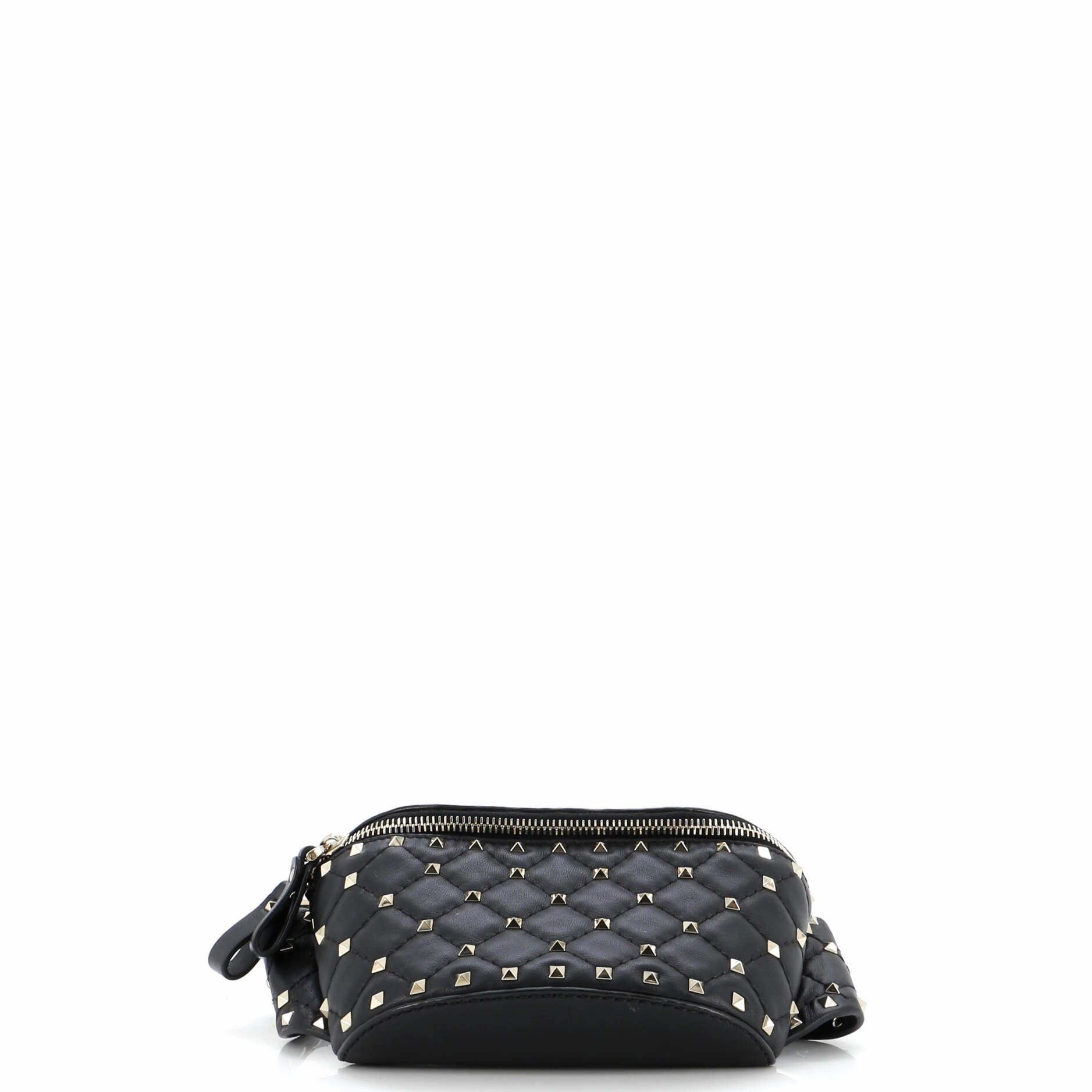 Rockstud Spike Belt Bag Quilted Leather