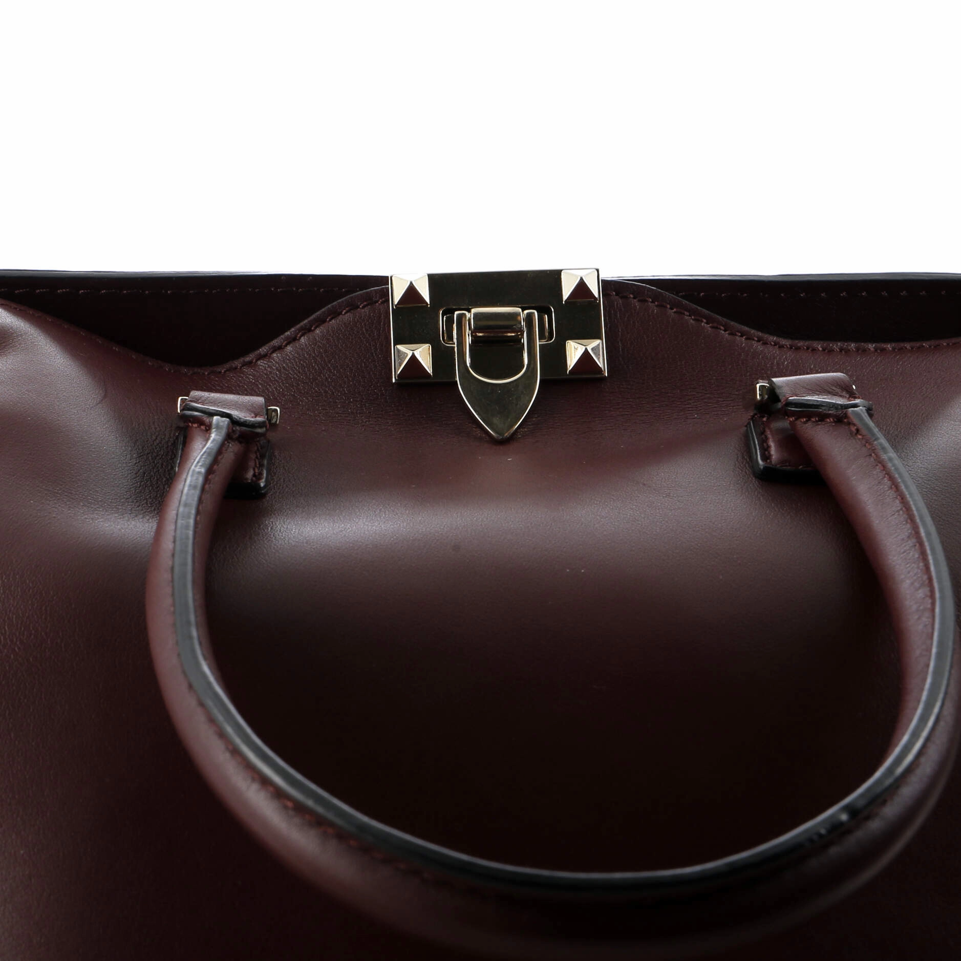 Rockstud Tote Rigid Leather Medium