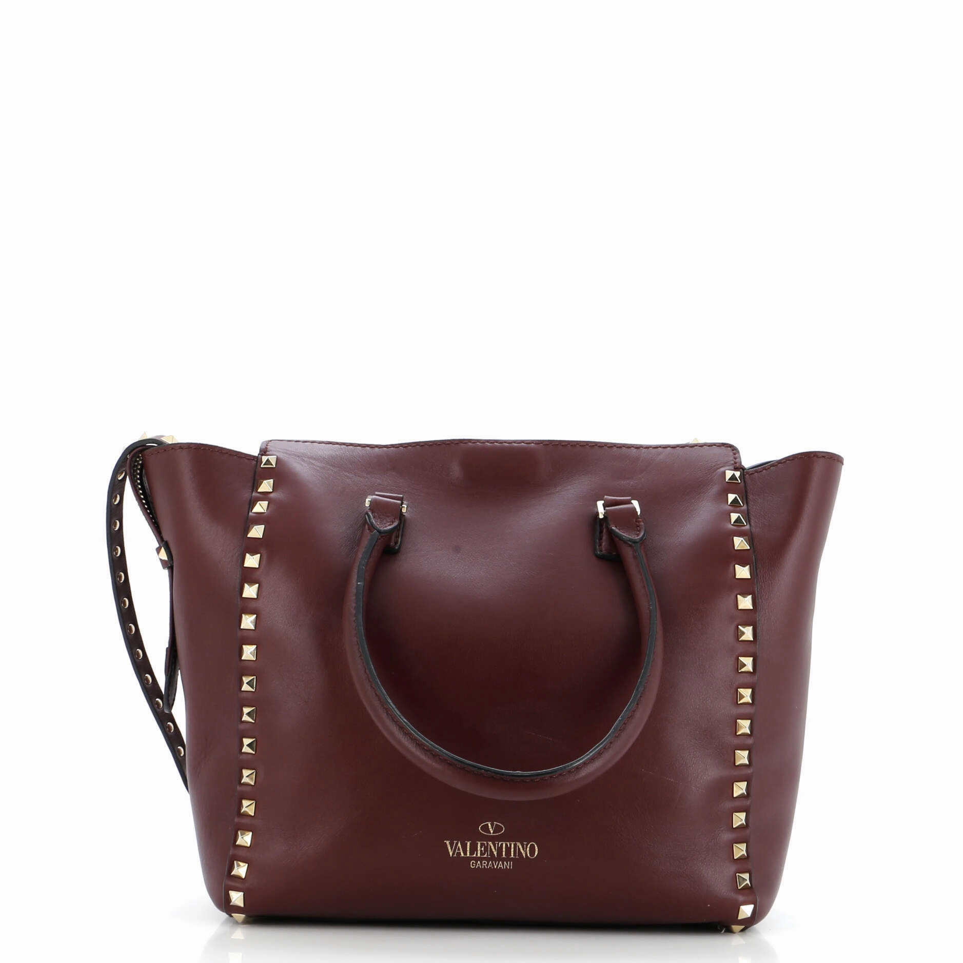 Rockstud Tote Rigid Leather Medium