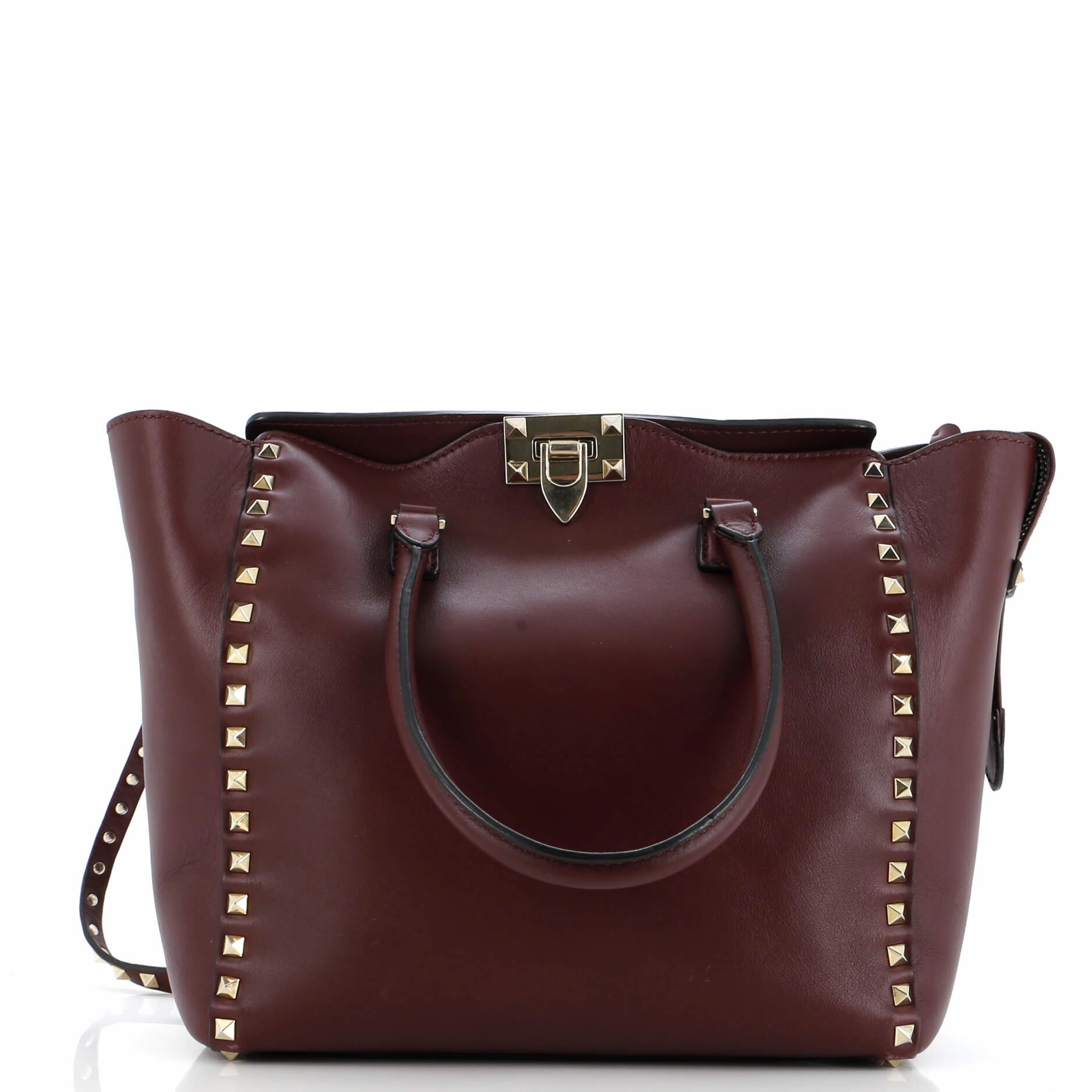 Rockstud Tote Rigid Leather Medium