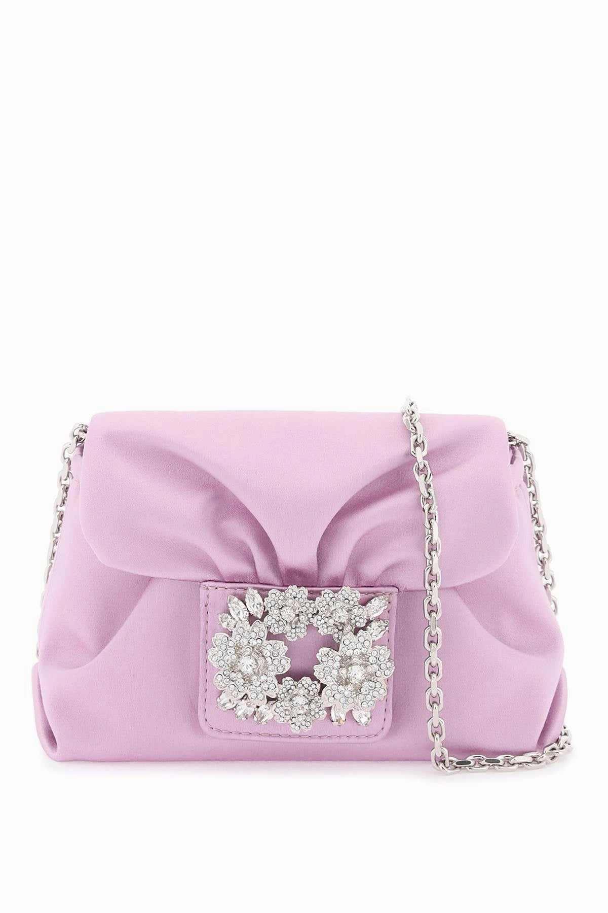 Roger vivier buckle rv bouquet strass mini bag