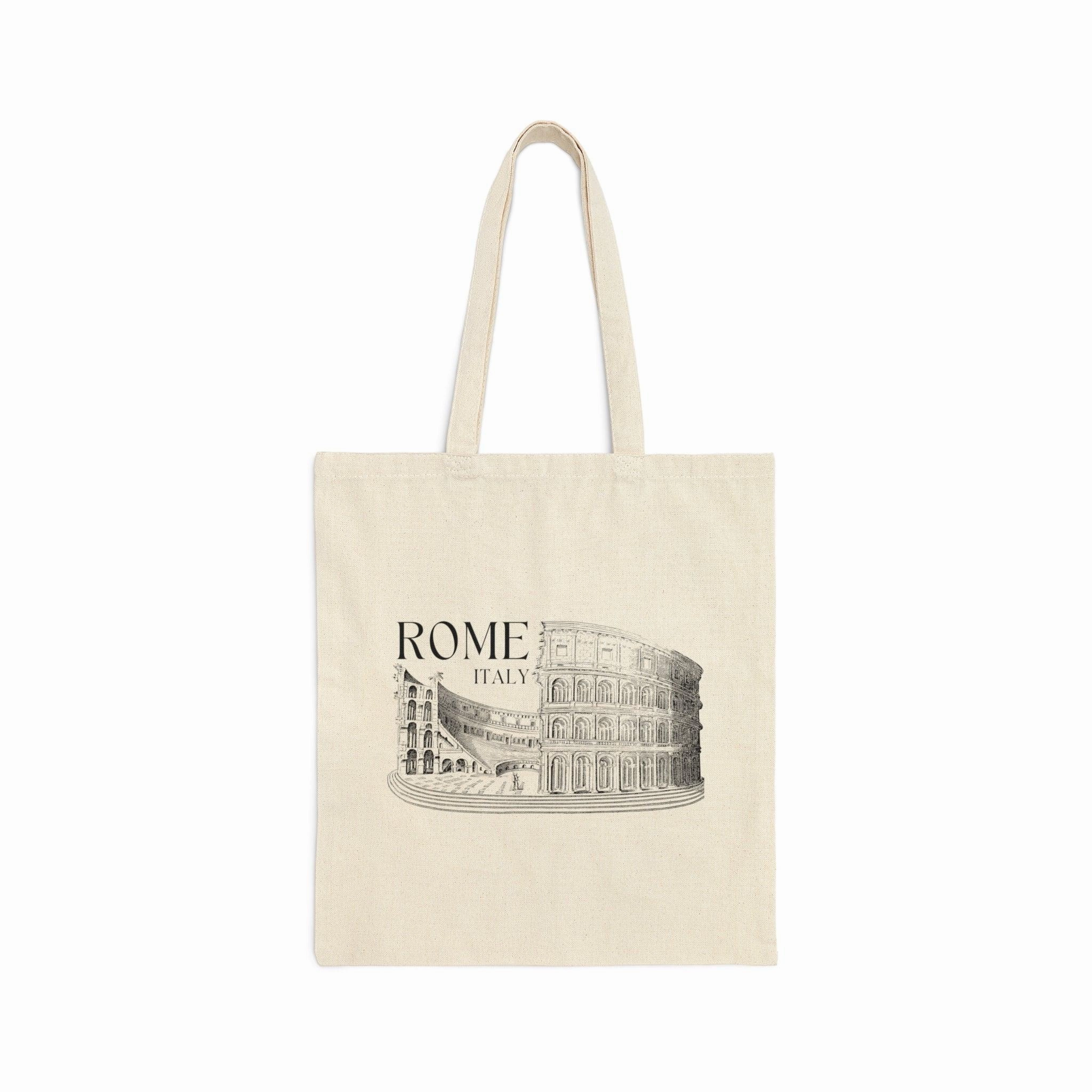 Roman Colosseum Canvas Tote Bag