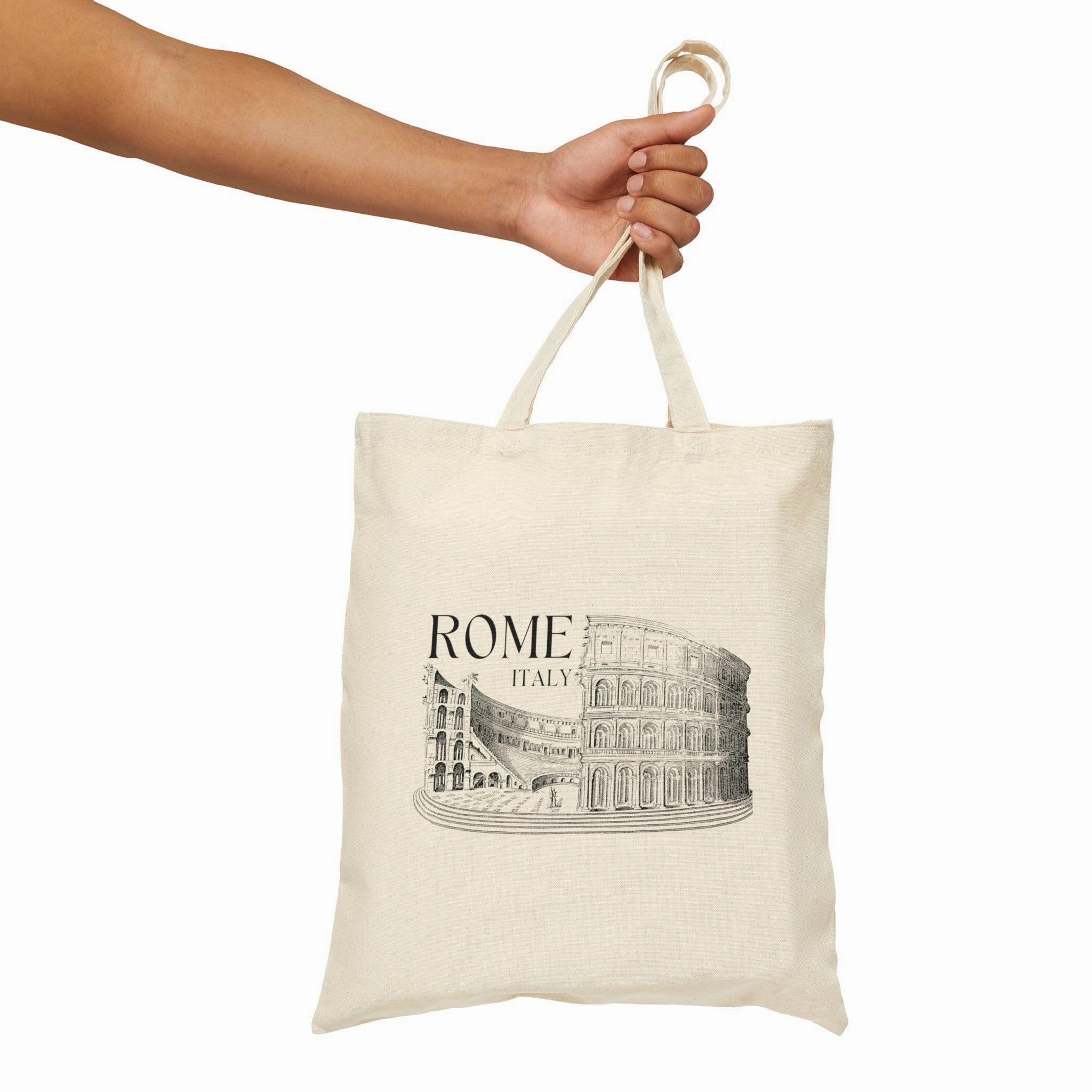 Roman Colosseum Canvas Tote Bag