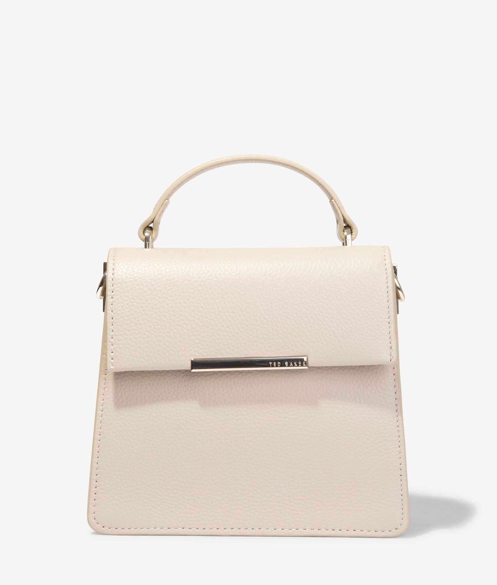 Roselii bar detail medium tote in ecru