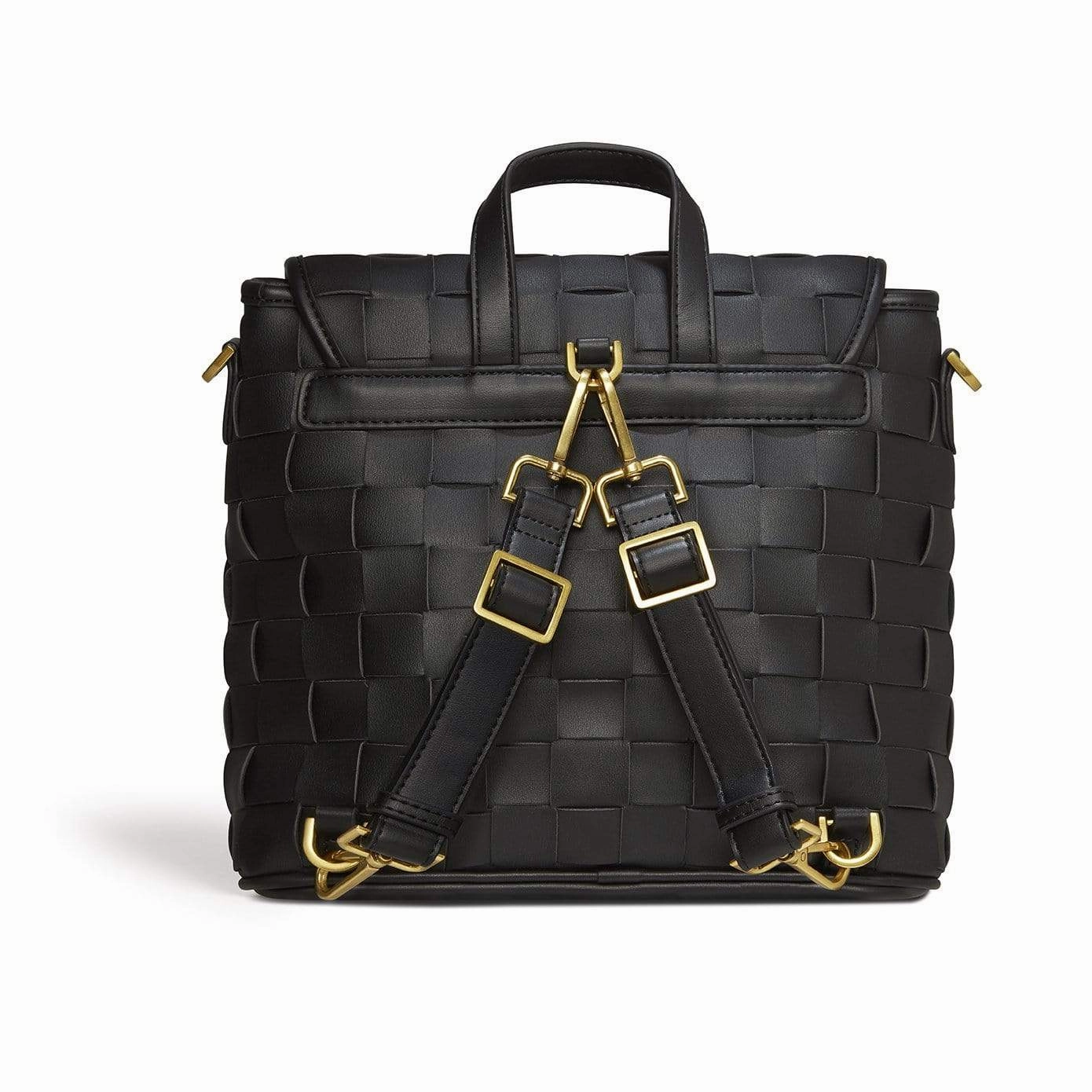 Rosie Vegan Leather Mini Backpack | Black