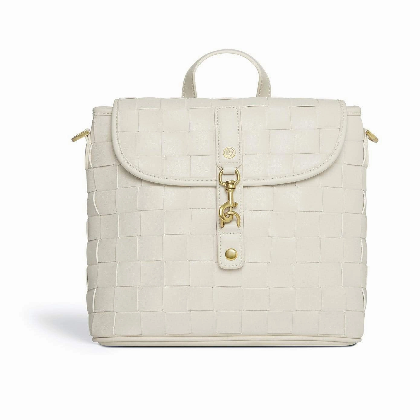 Rosie Vegan Leather Mini Backpack | White