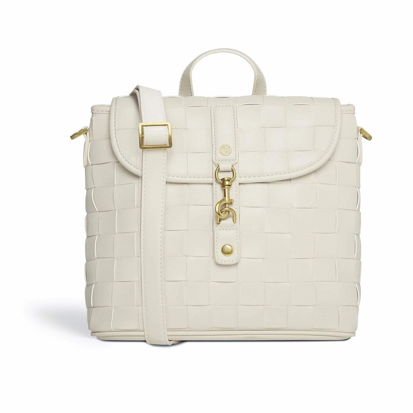 Rosie Vegan Leather Mini Backpack | White
