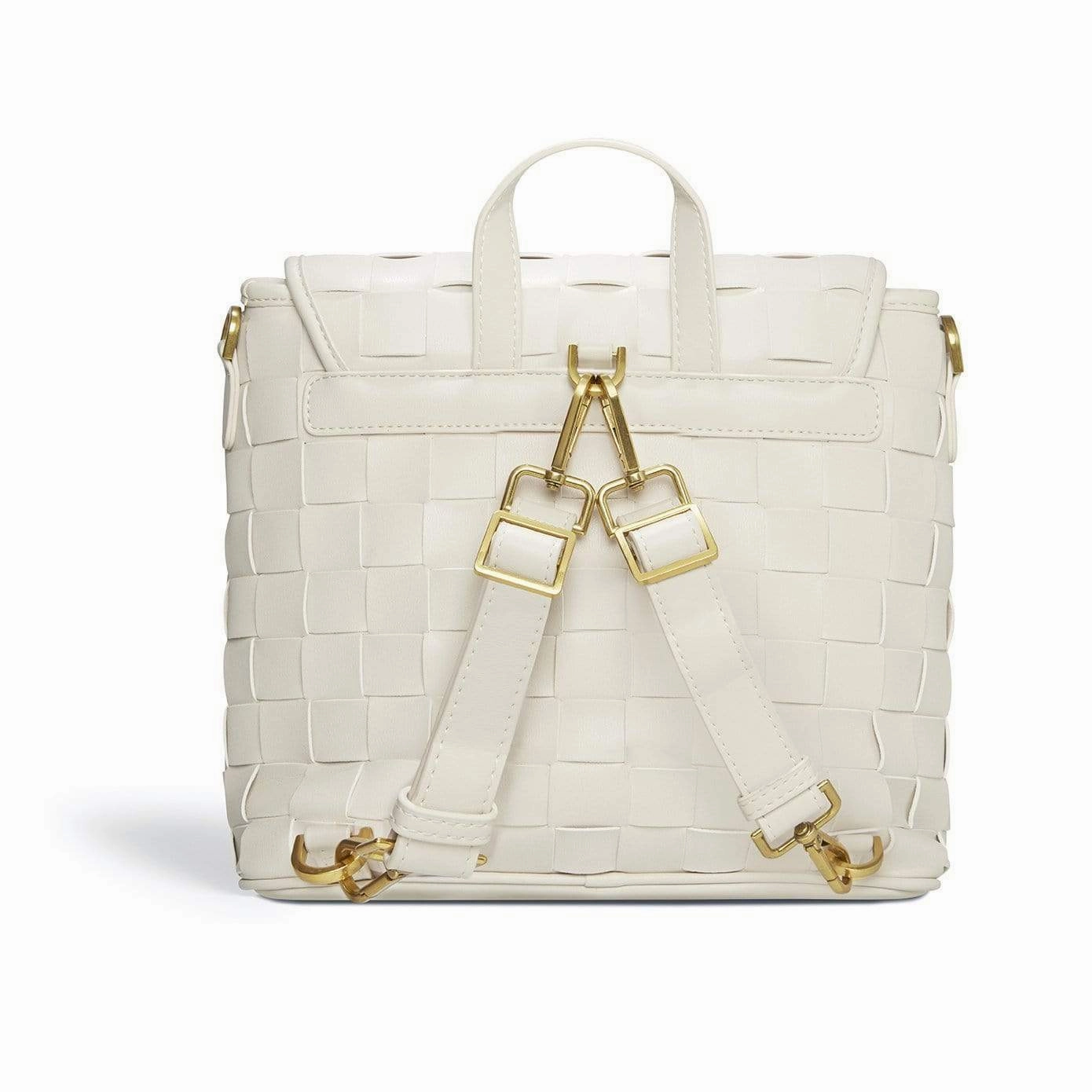 Rosie Vegan Leather Mini Backpack | White