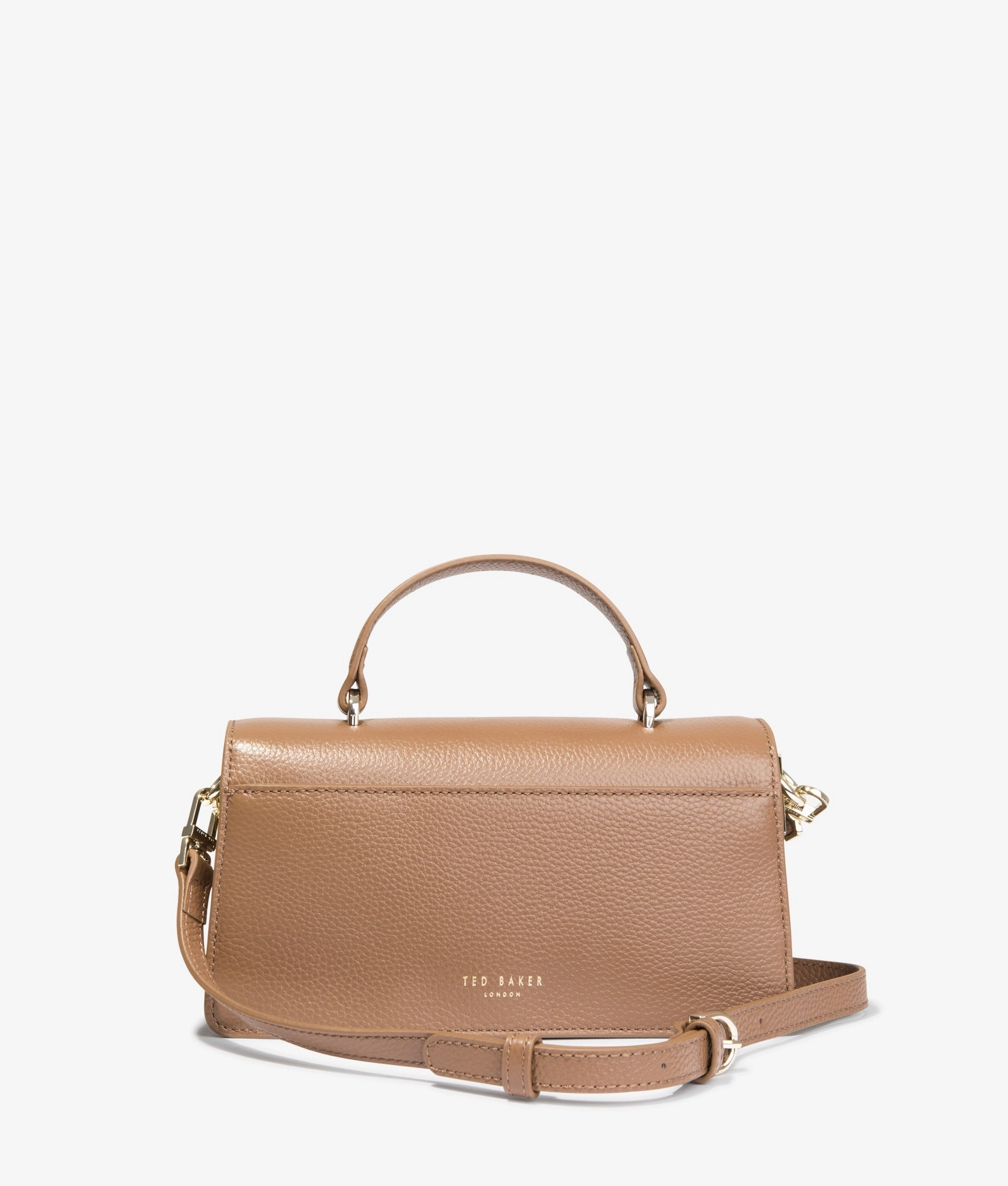 Rosly bar detailed tote in brown