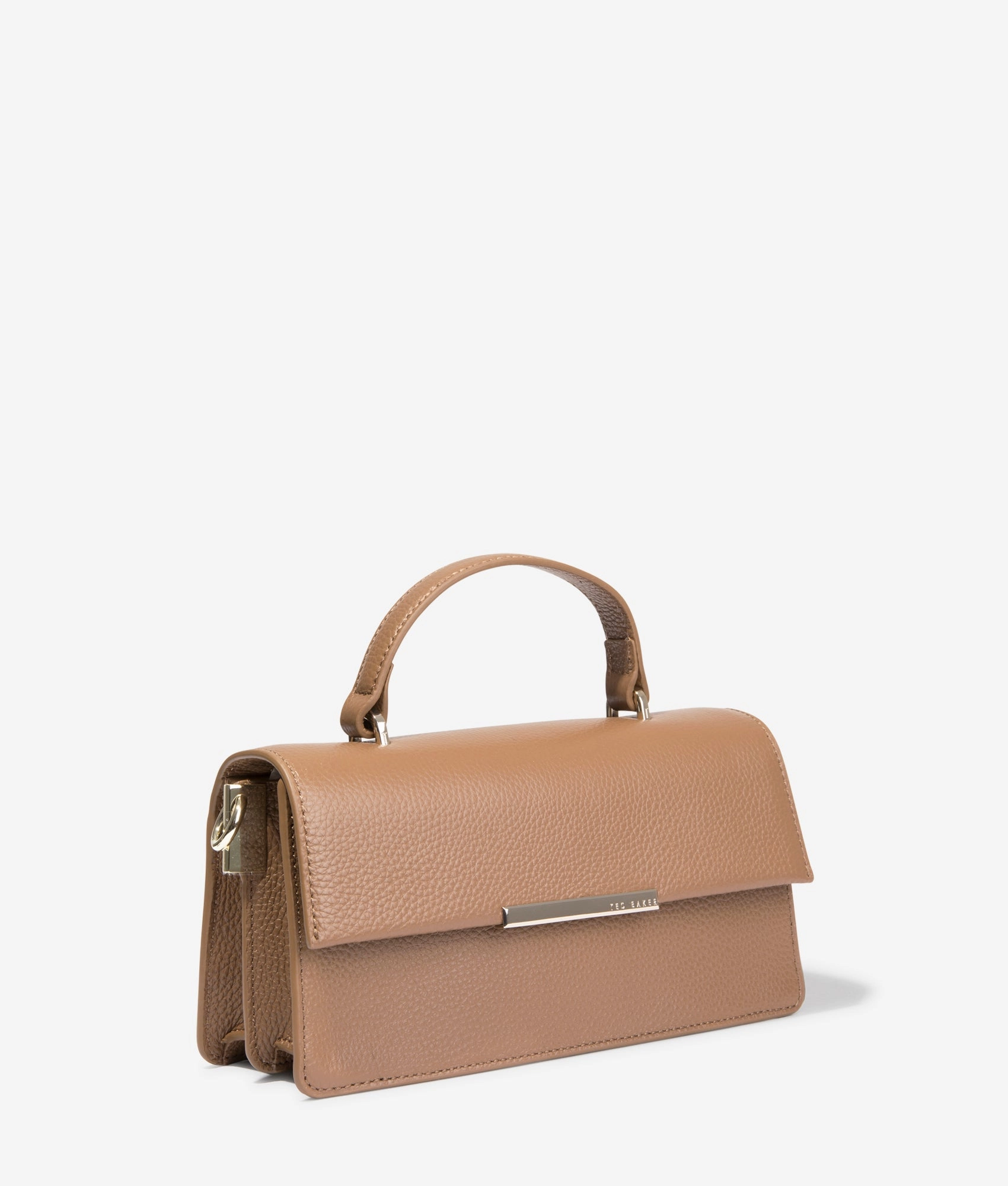 Rosly bar detailed tote in brown