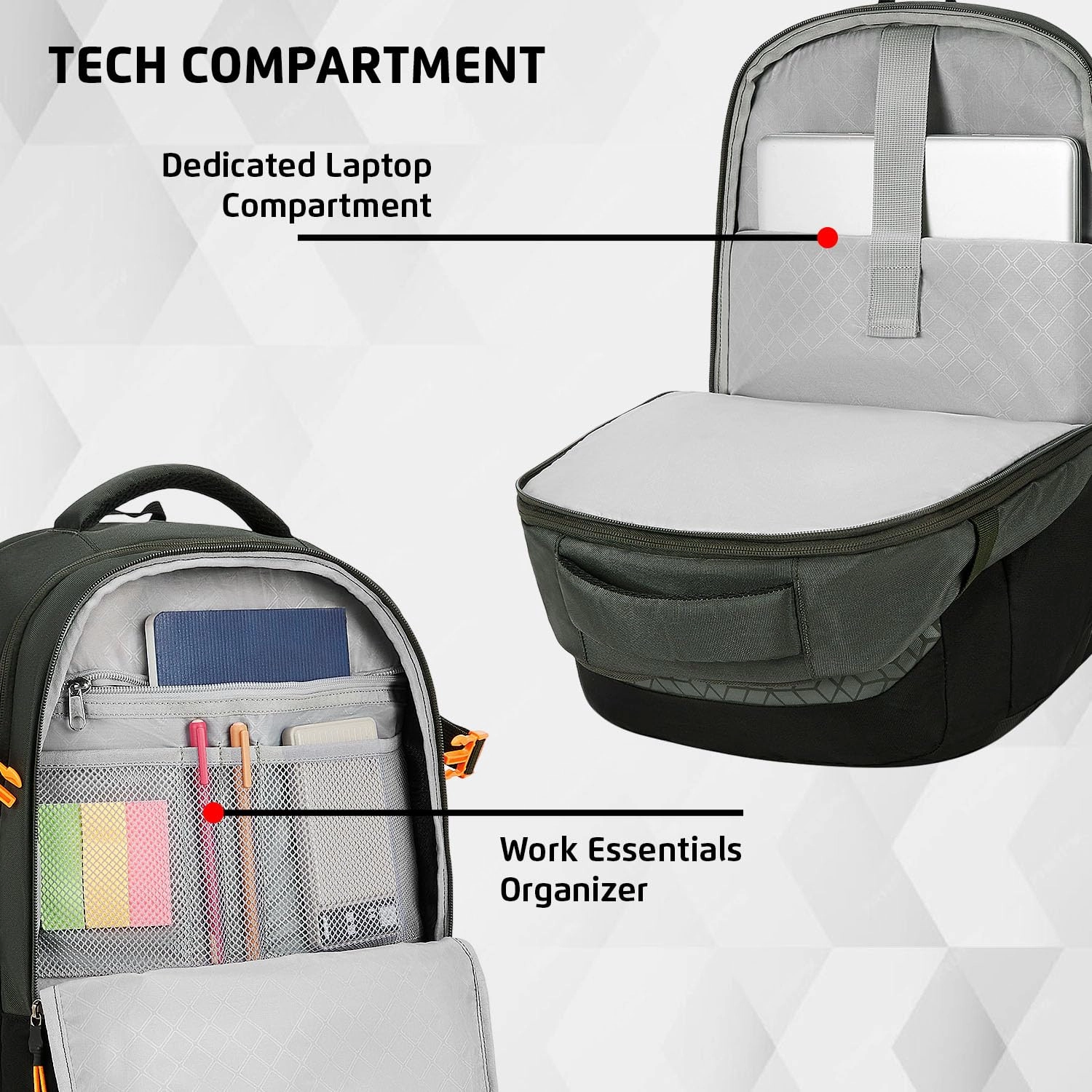 SAFAR Expand 14 Large 43 L Laptop Backpack