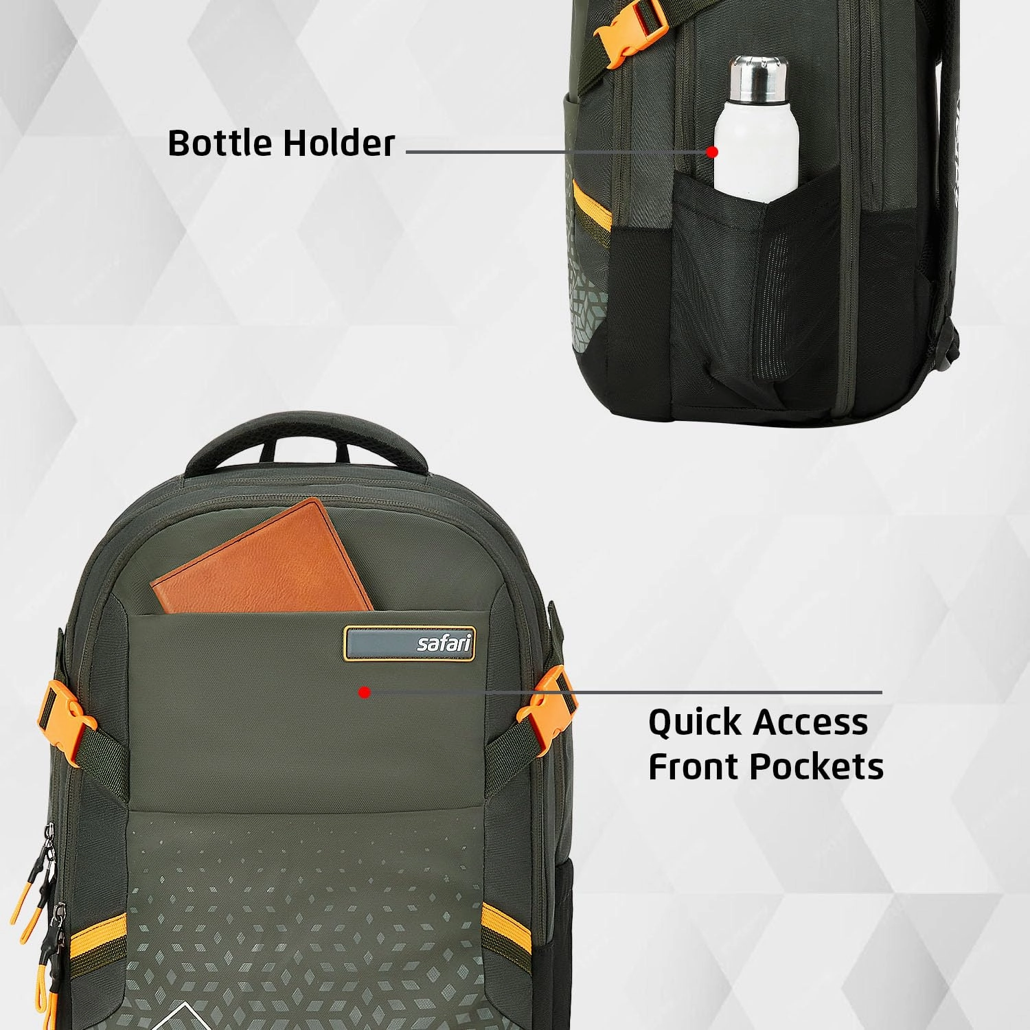 SAFAR Expand 14 Large 43 L Laptop Backpack
