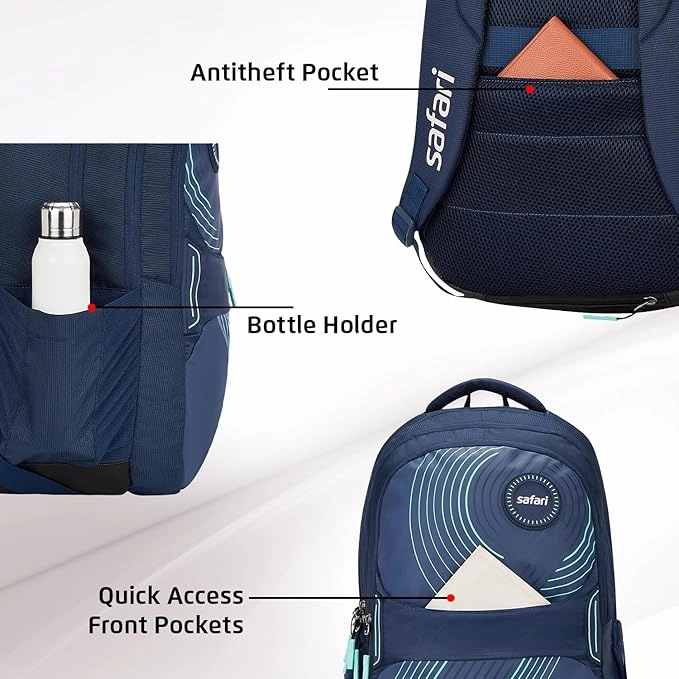 SAFARI  Aura 1  Large 37 L Laptop Backpack