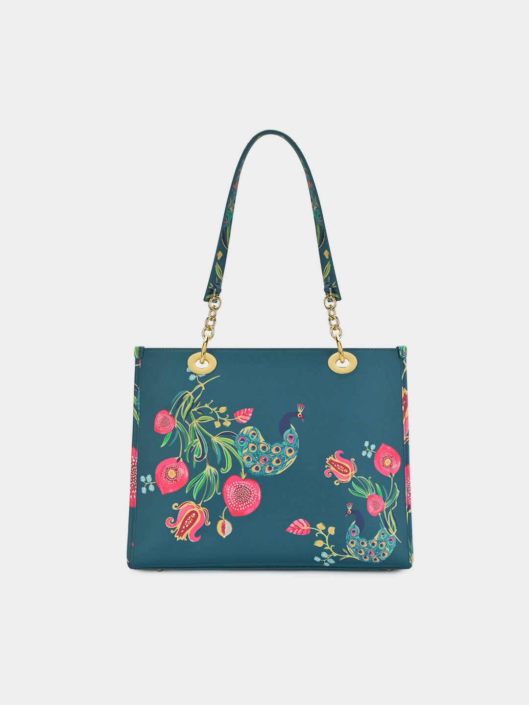 Safari Print Large Box Tote Bag