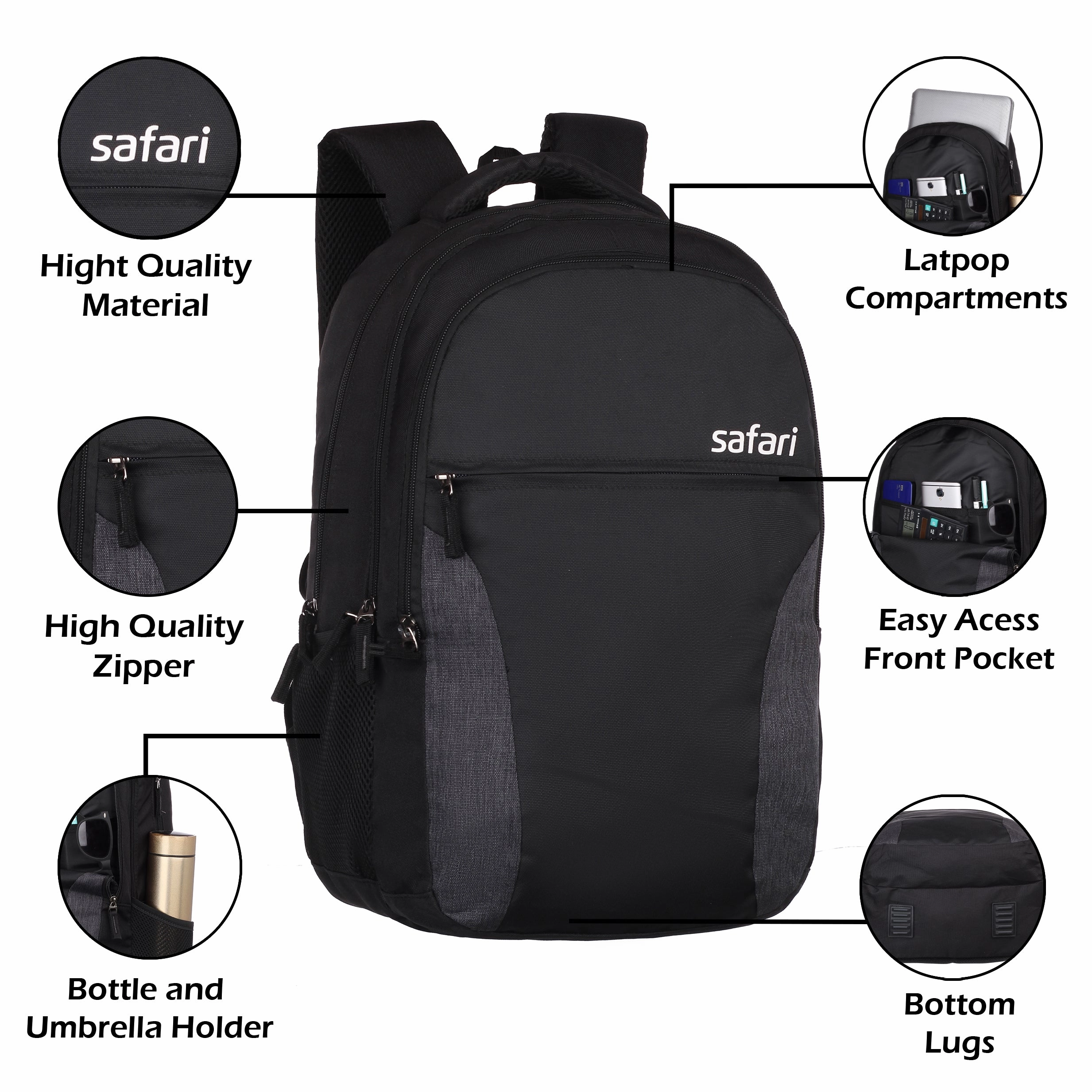 Safari Tritan 36 L Formal Backpack