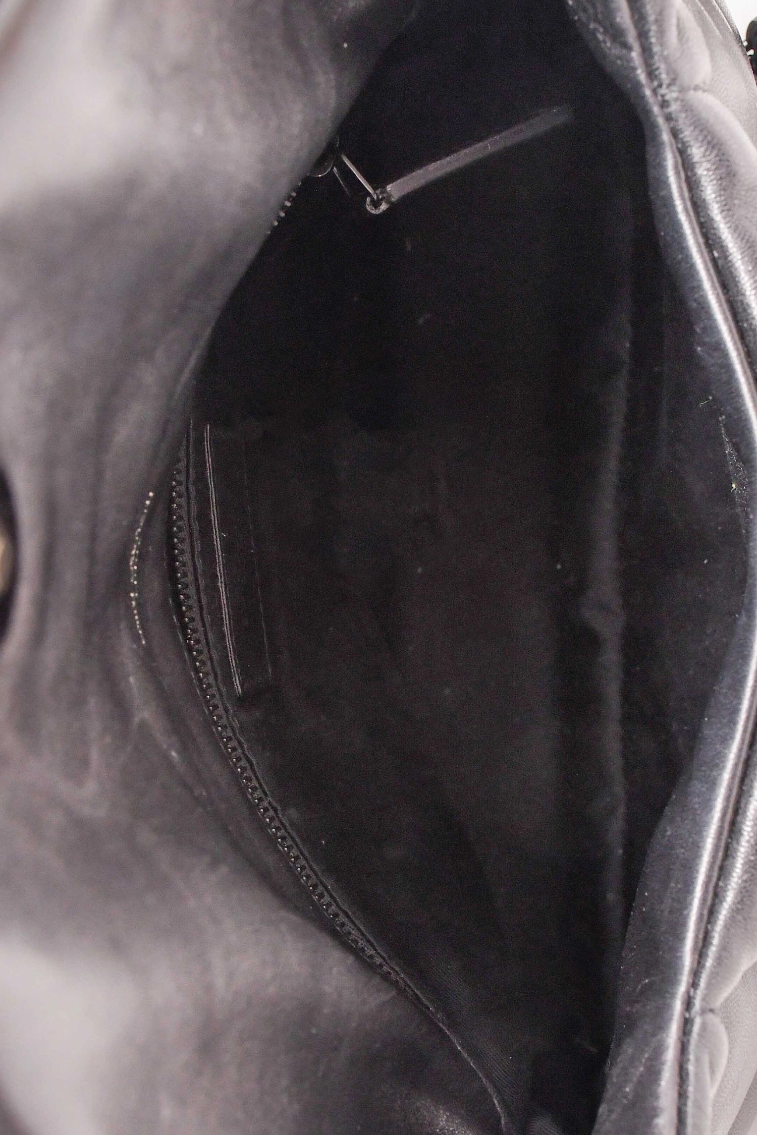Saint Laurent Black Quilted Leather Small LouLou Puffer Shoulder Bag