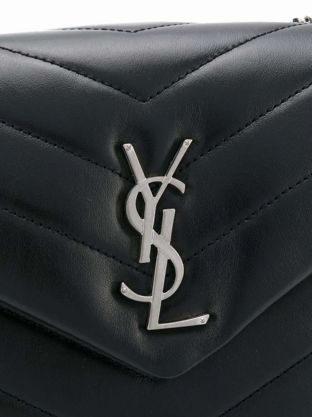 Saint laurent Loulou Shoulder Bag small black