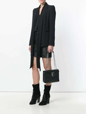 Saint laurent Loulou Shoulder Bag small black