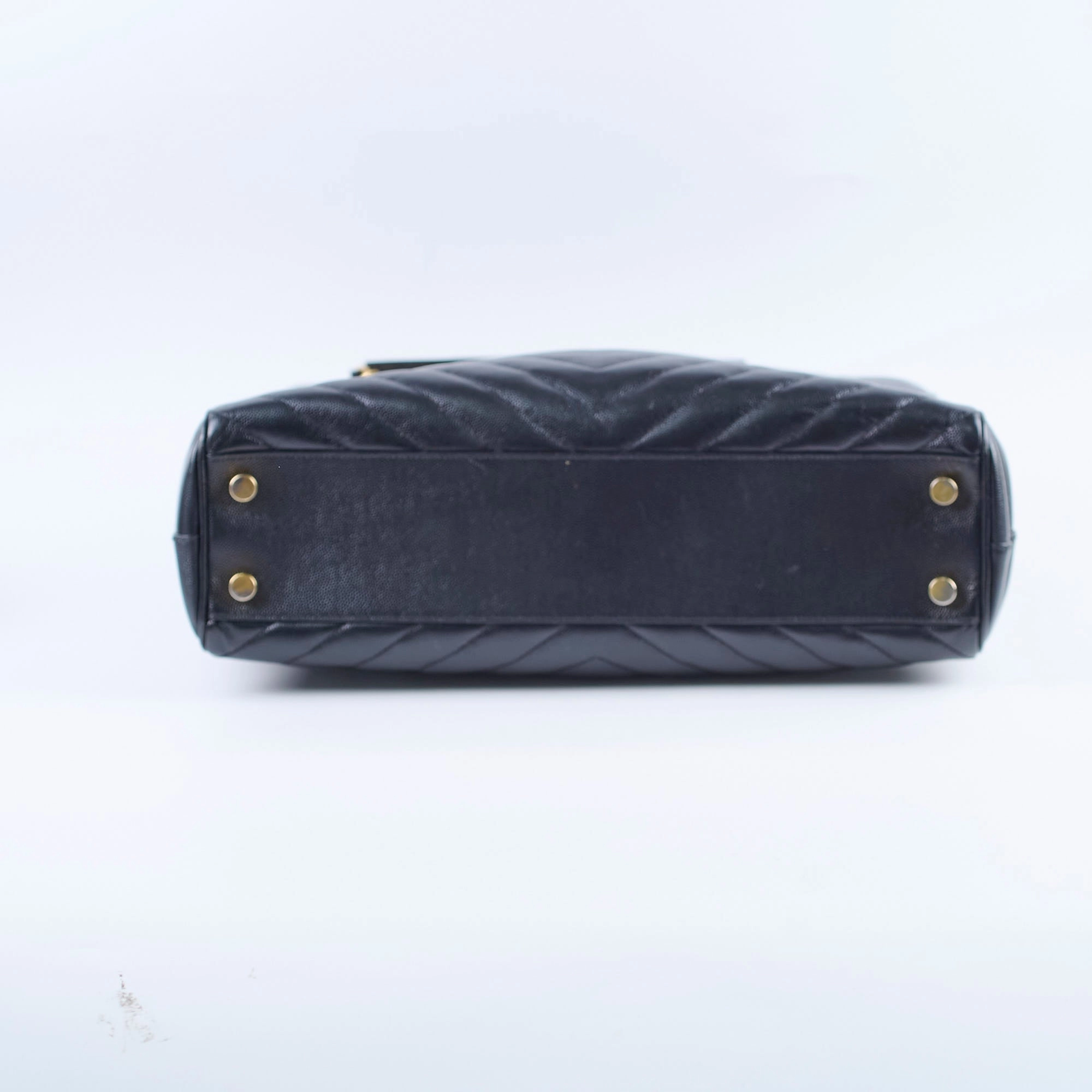 Saint Laurent Matelasse Tote Bag Black