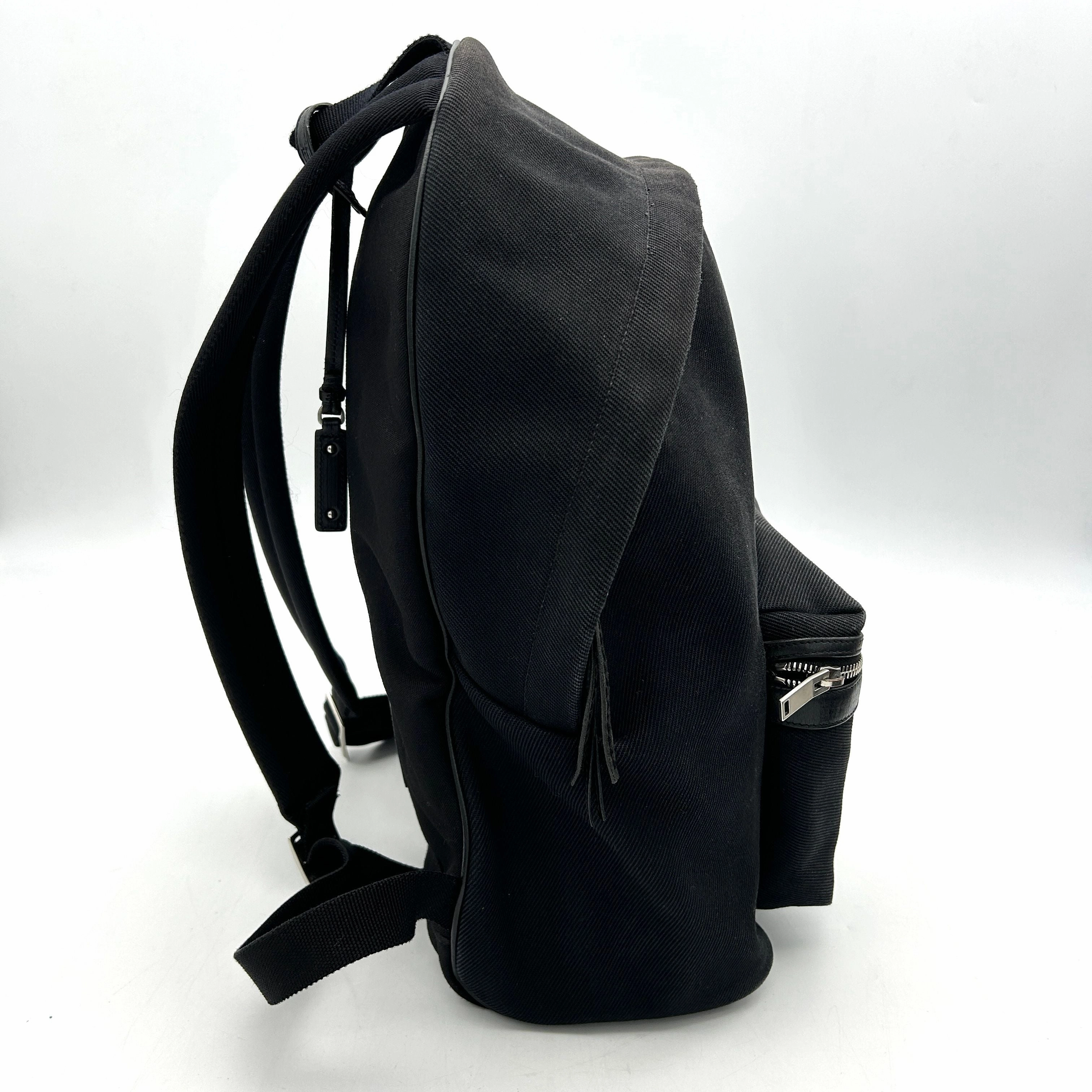 Saint Laurent Playing Cards City Backpack - Black Backpacks, Bags LA18674