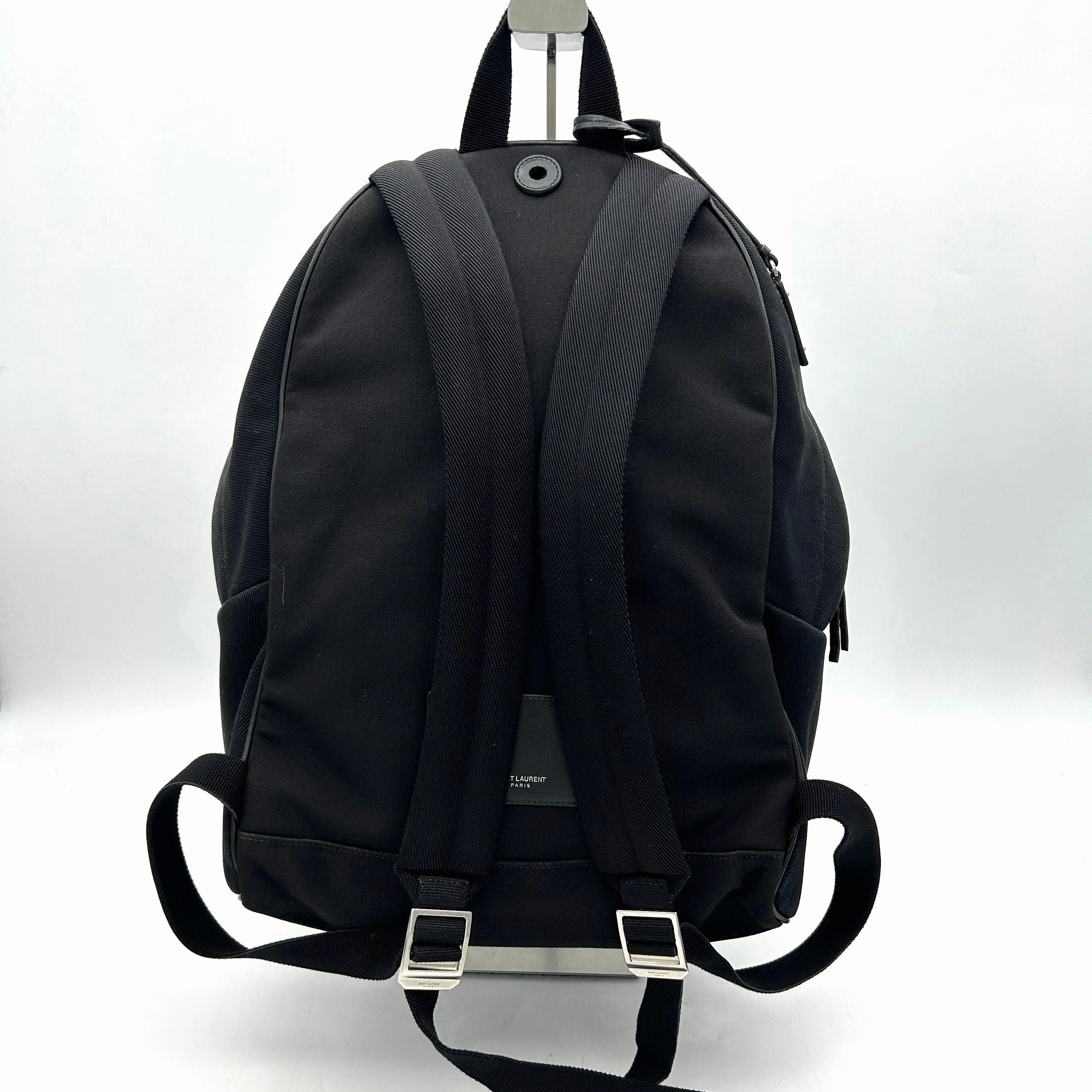 Saint Laurent Playing Cards City Backpack - Black Backpacks, Bags LA18674