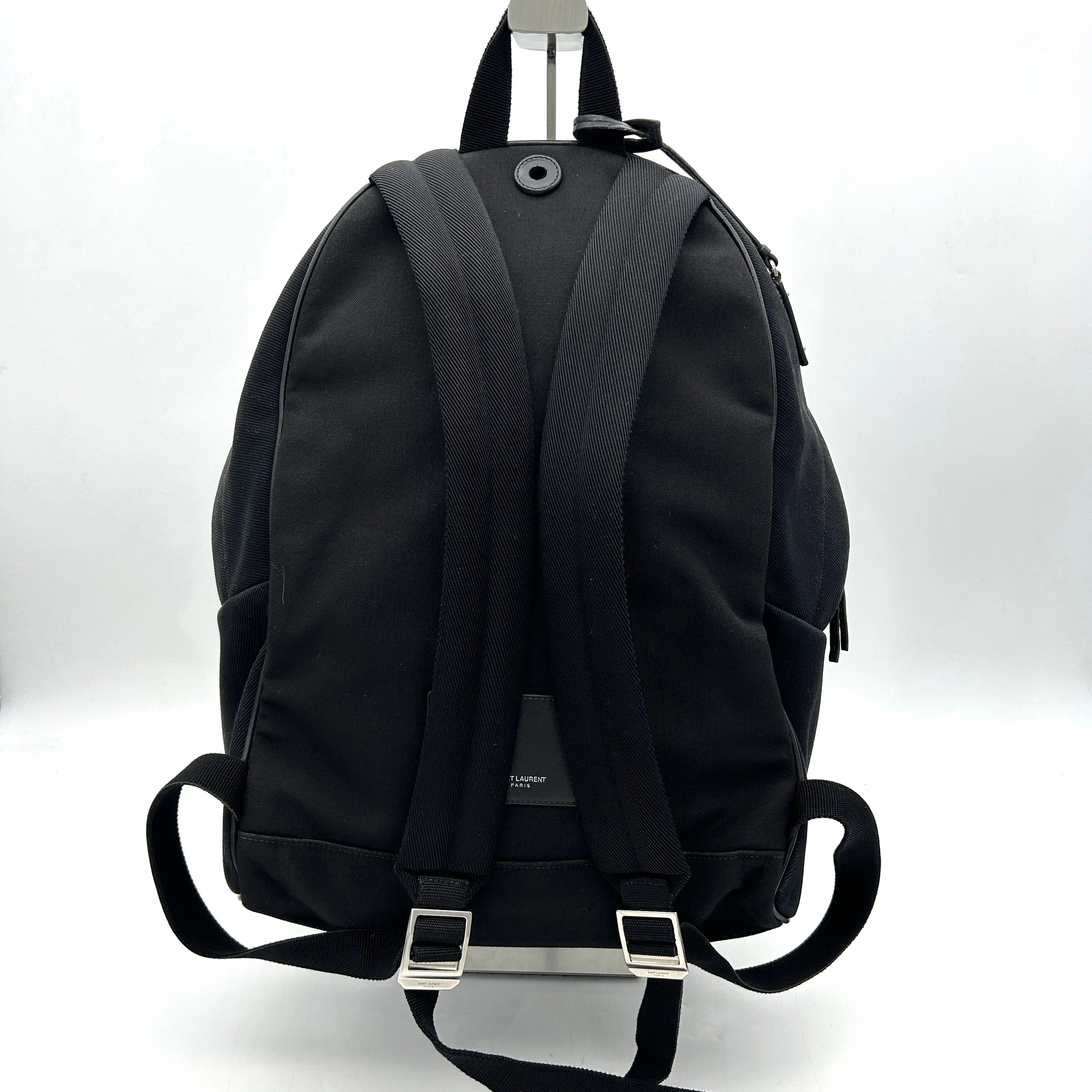 Saint Laurent Playing Cards City Backpack - Black Backpacks, Bags LA18674