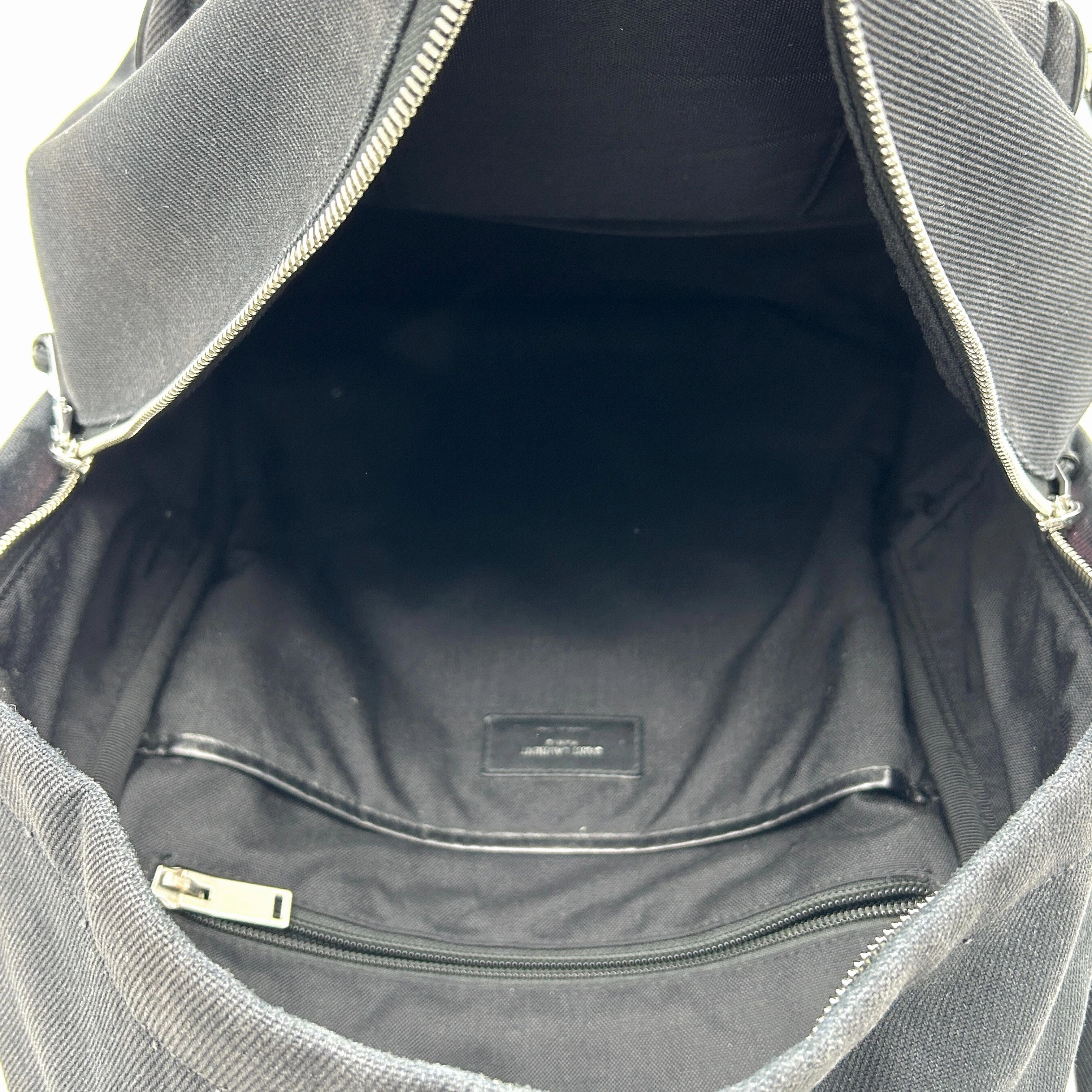 Saint Laurent Playing Cards City Backpack - Black Backpacks, Bags LA18674