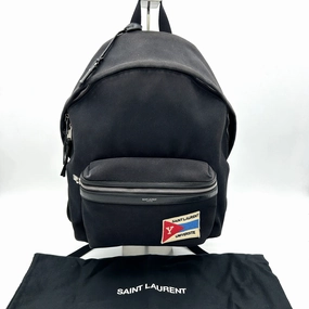 Saint Laurent Playing Cards City Backpack - Black Backpacks, Bags LA18674