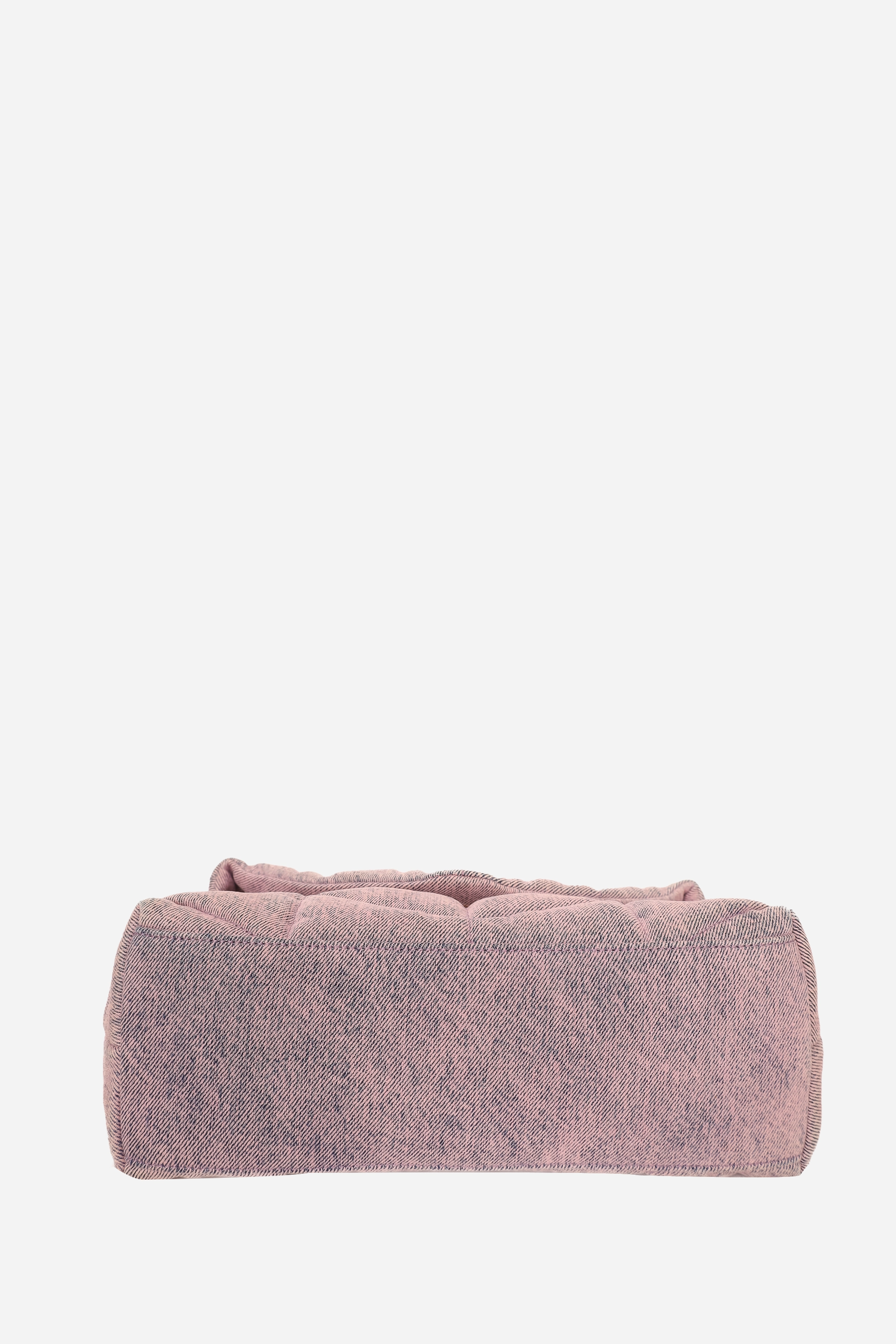 Saint Laurent Purple Denim Small Puffer Loulou Shoulder Bag