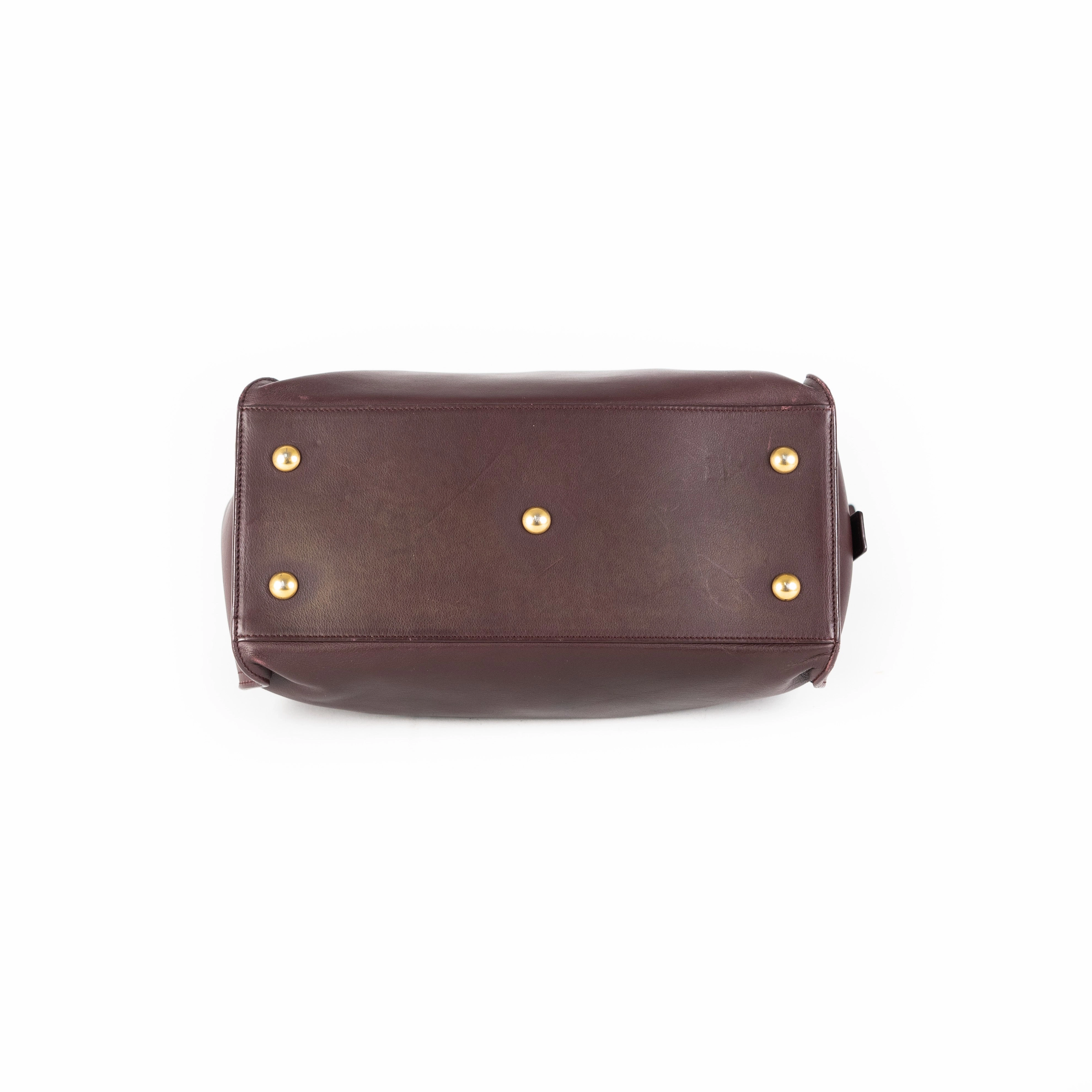 Saint Laurent Small Cabas Bag Brown