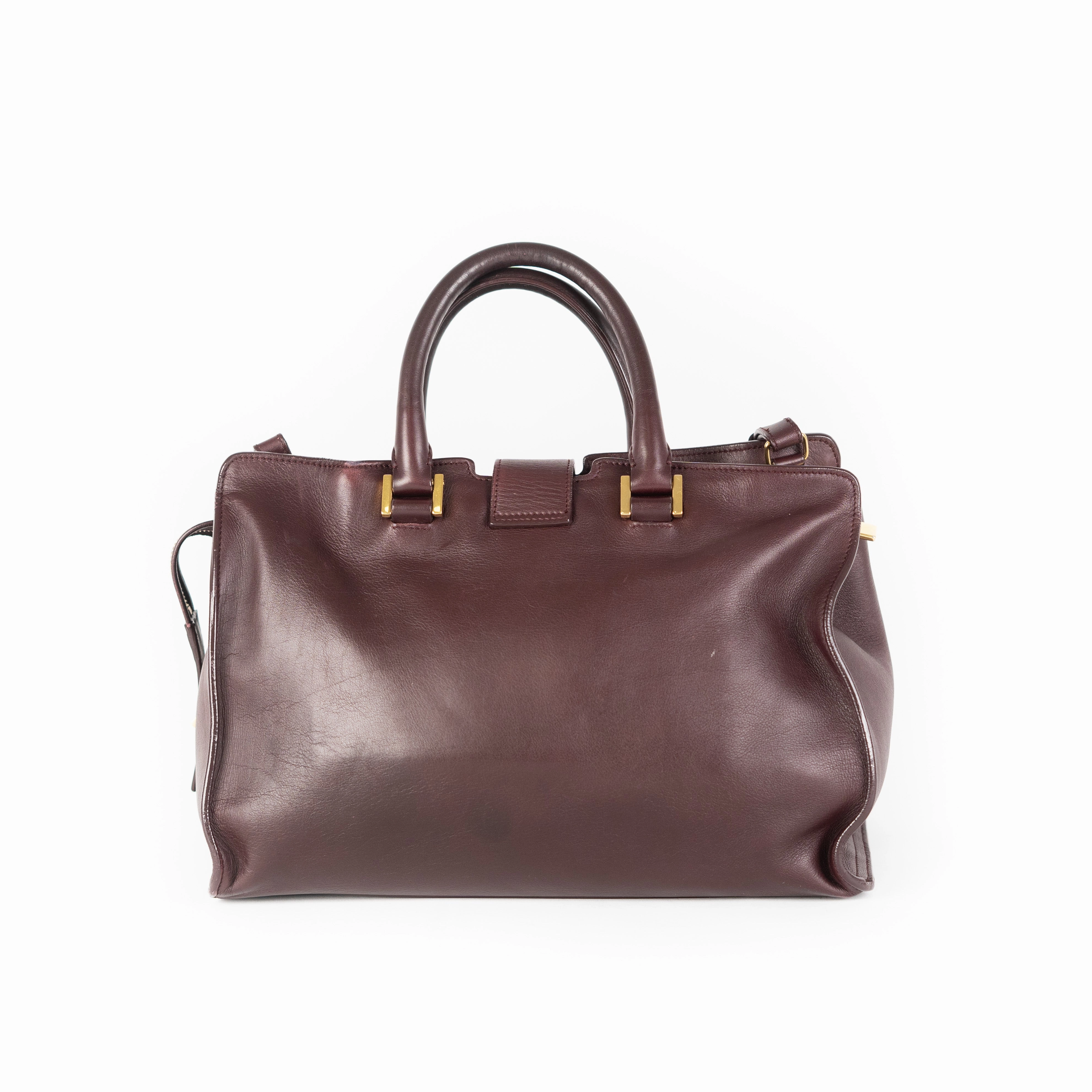 Saint Laurent Small Cabas Bag Brown