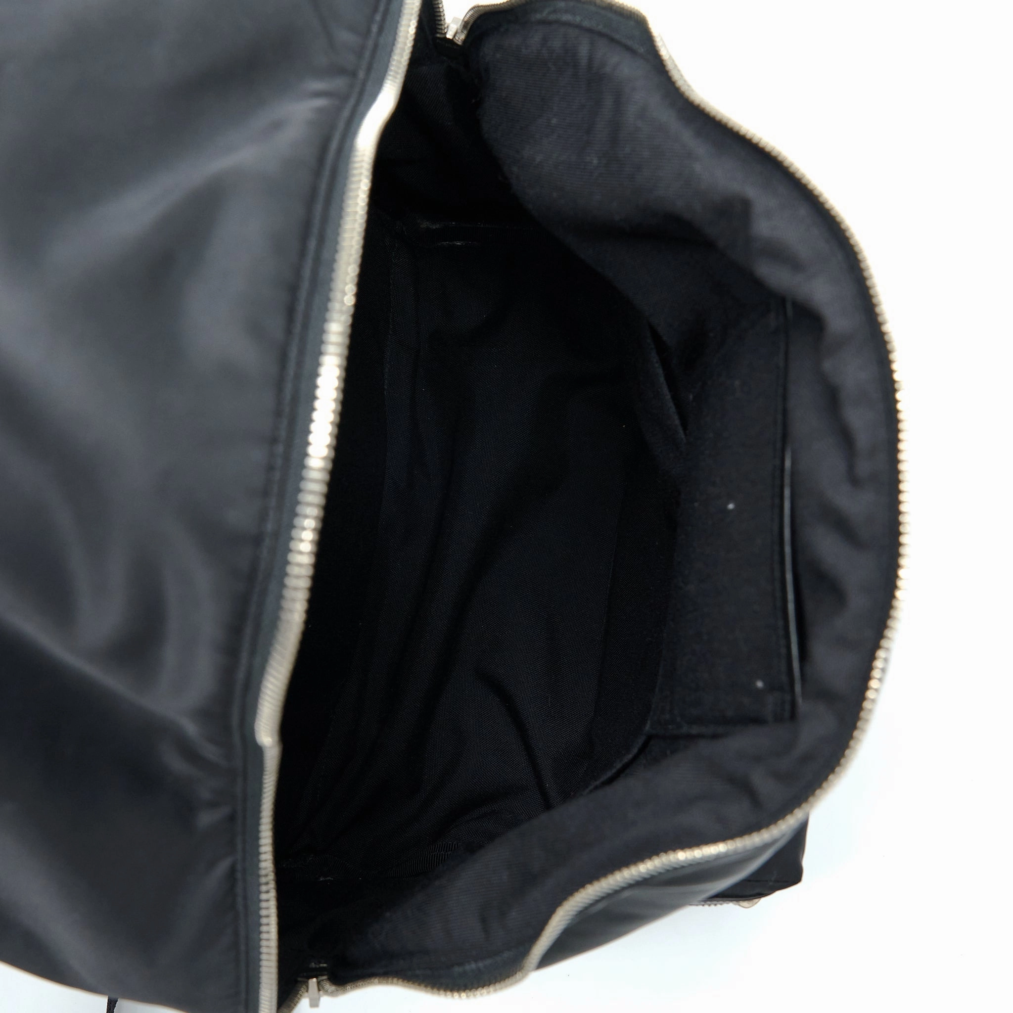 Saint Laurent/YSL City Backpack Nylon Black SHW
