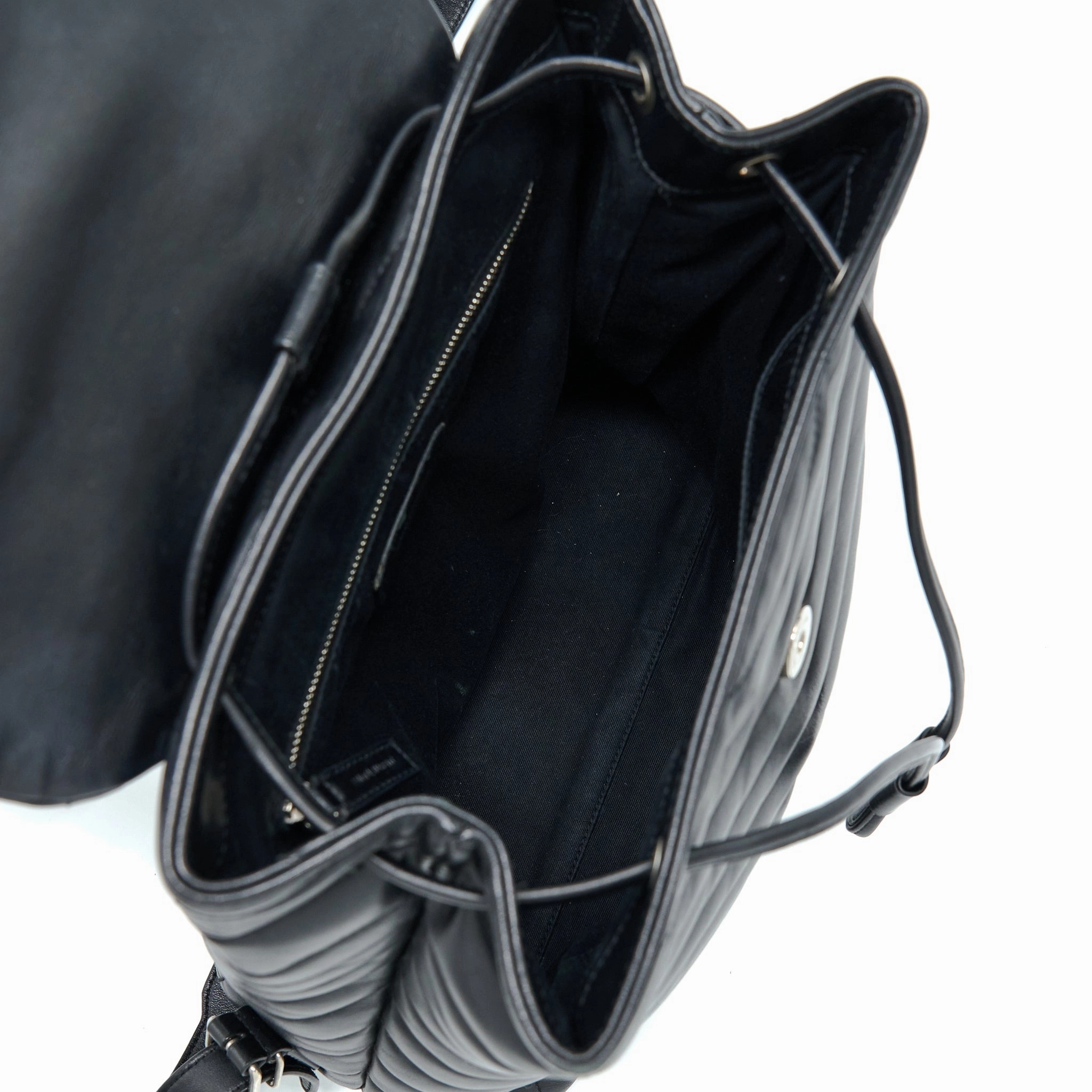 Saint Laurent/YSL Lou Lou Backpack Black SHW