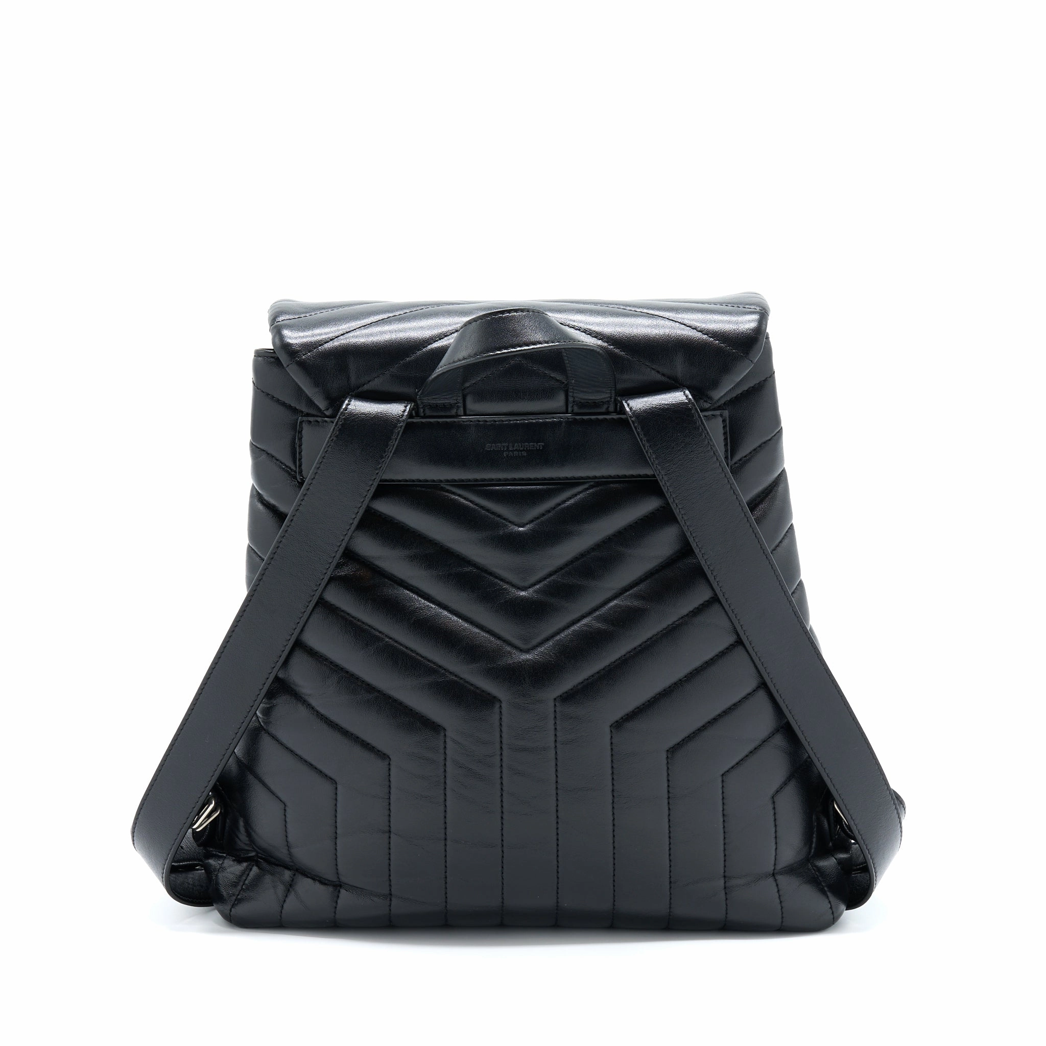 Saint Laurent/YSL Lou Lou Backpack Black SHW