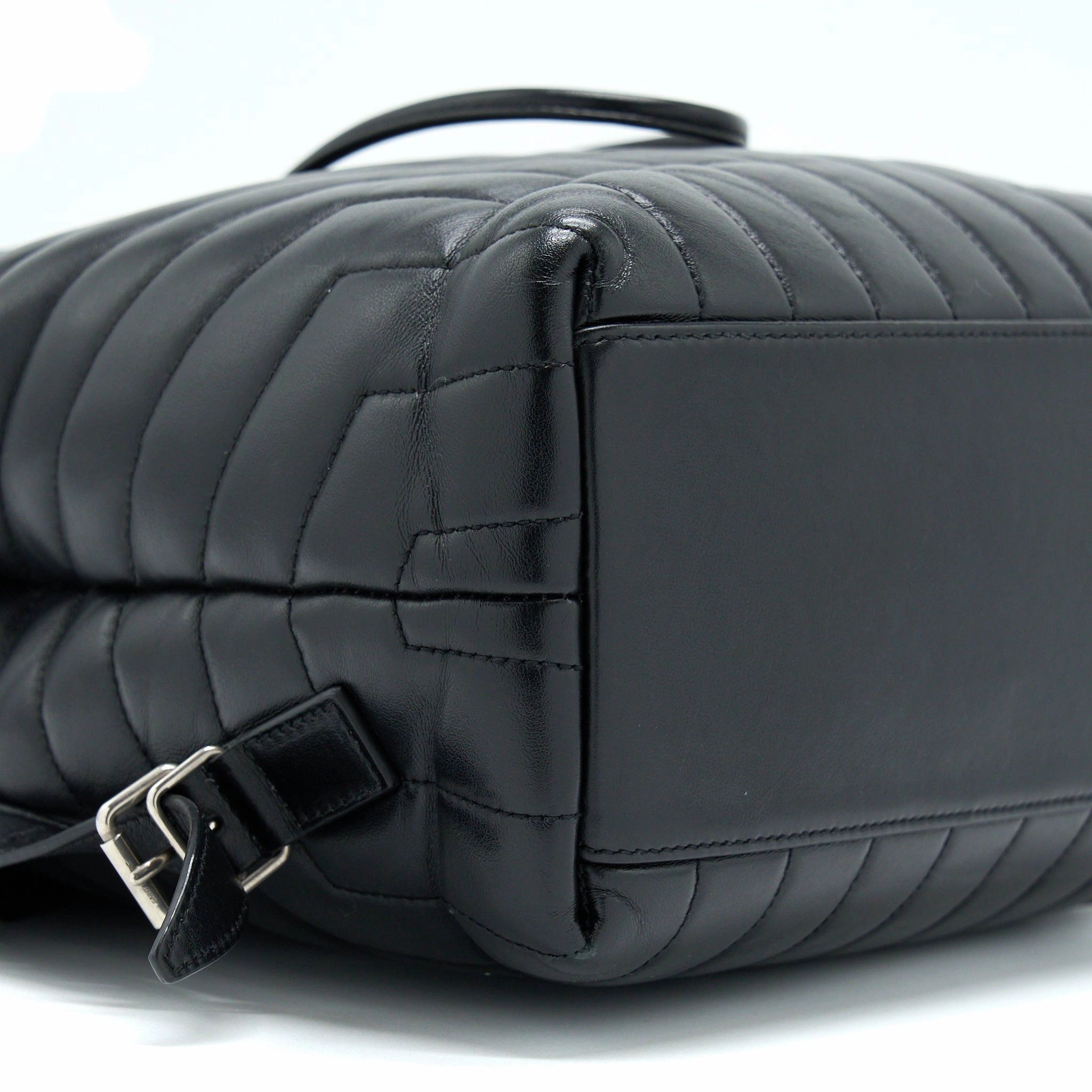 Saint Laurent/YSL Lou Lou Backpack Black SHW