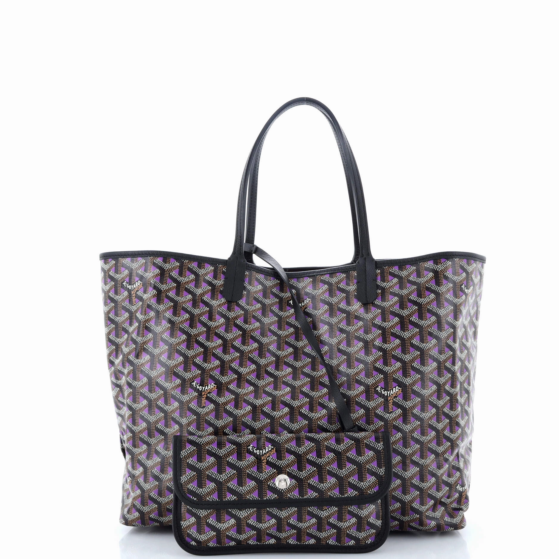 Saint Louis Tote Claire Voie Coated Canvas PM