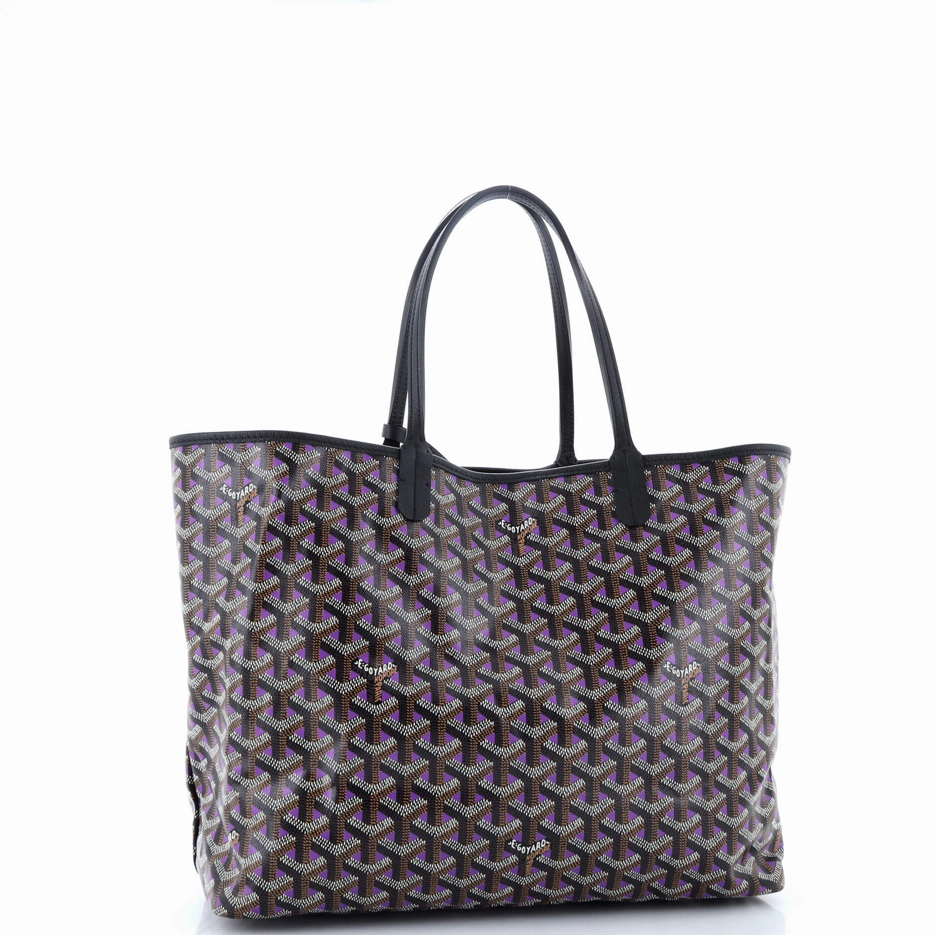 Saint Louis Tote Claire Voie Coated Canvas PM