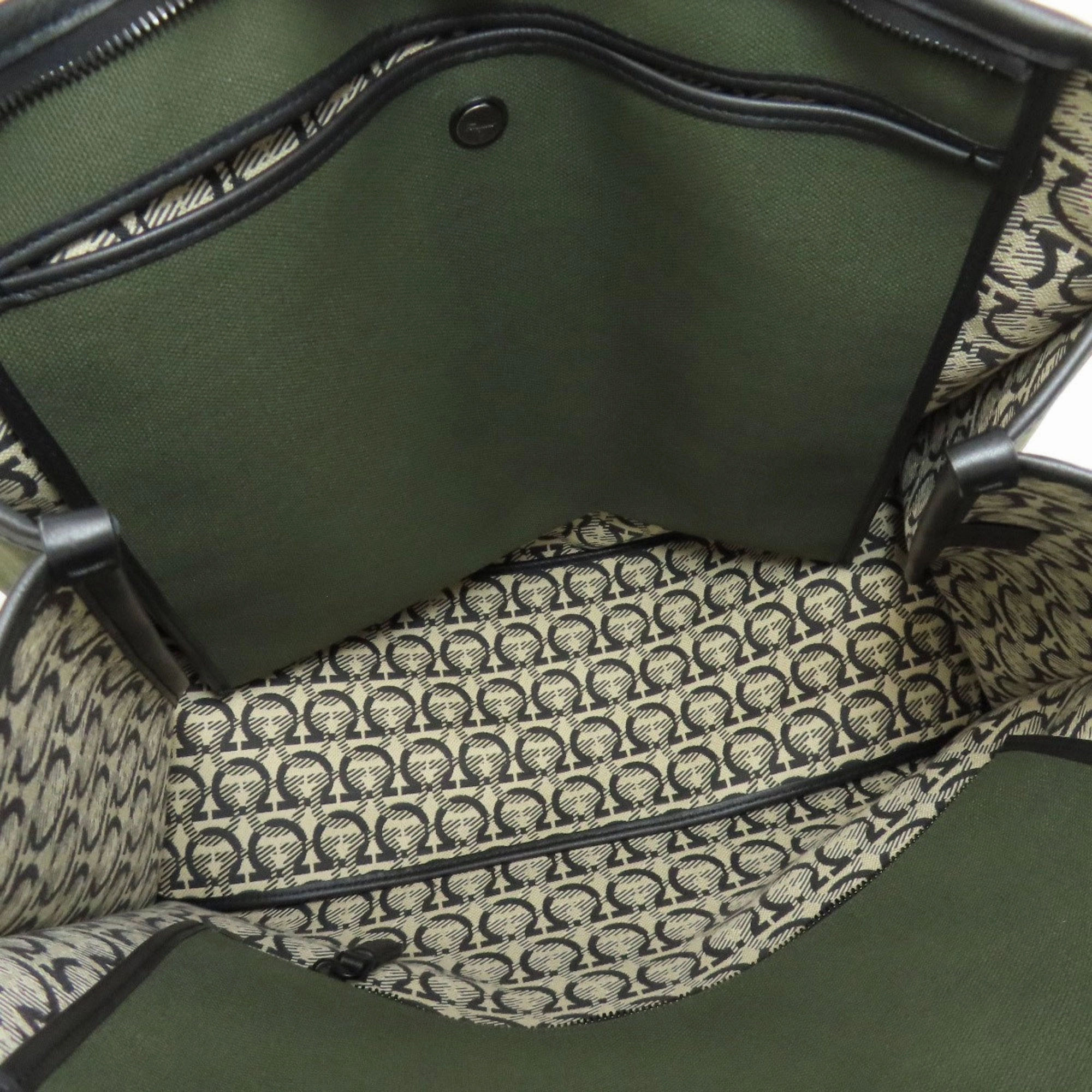 Salvatore Ferragamo Canvas Tote Bag (Pre-Owned)